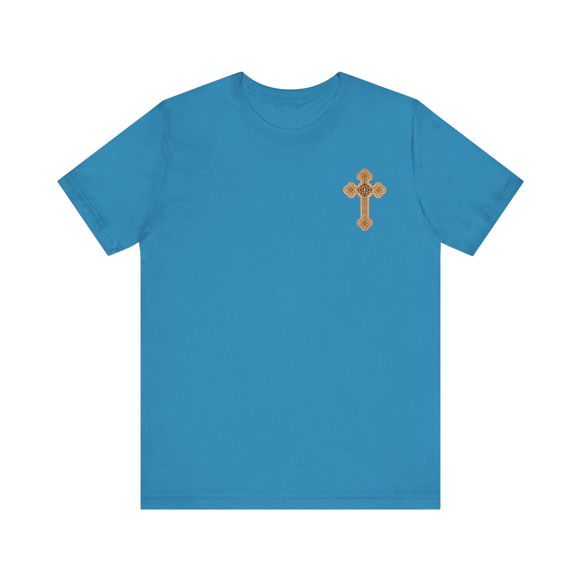 St George the Dragon Slayer Cotton Graphic T-Shirt Orthodox Christian Imagery