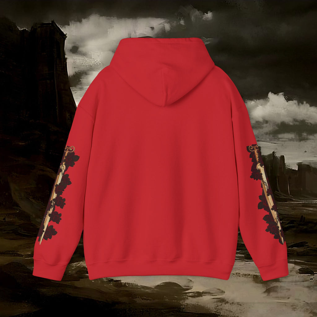 The Barbarian's Mirror Graphic Early Medieval Fantasy Inspired Hoodie