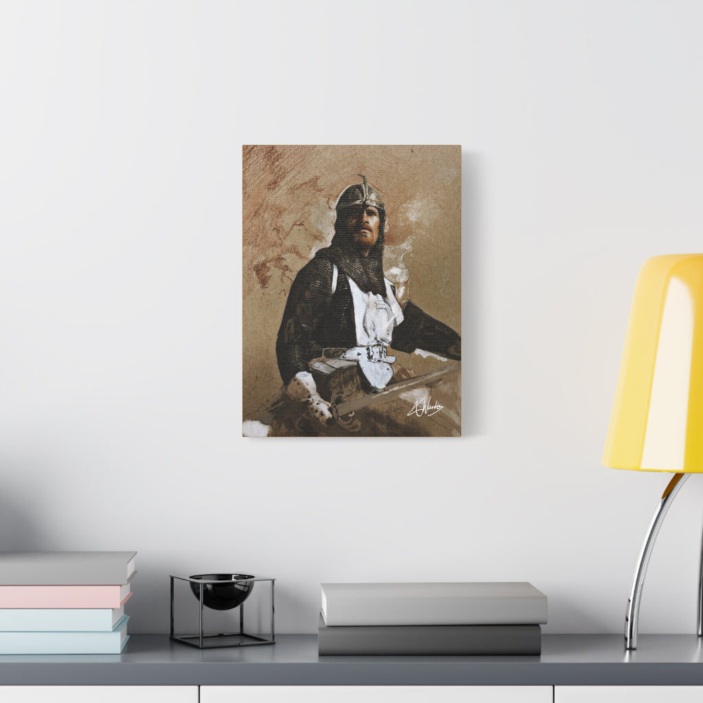 The Knight's Rest Medieval Fantasy Canvas
