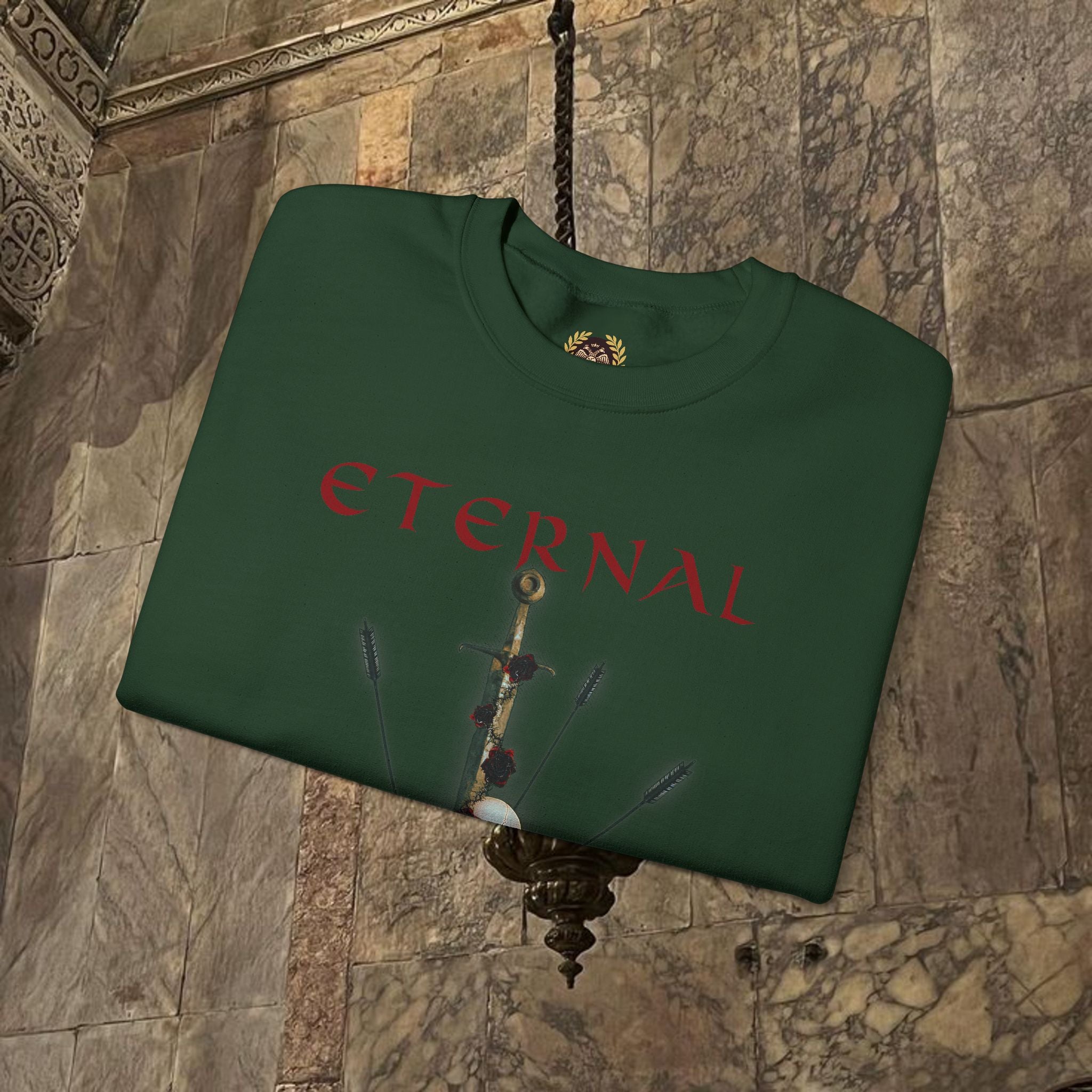 Eternal Glory of the Last Battle Crewneck Graphic Sweatshirt