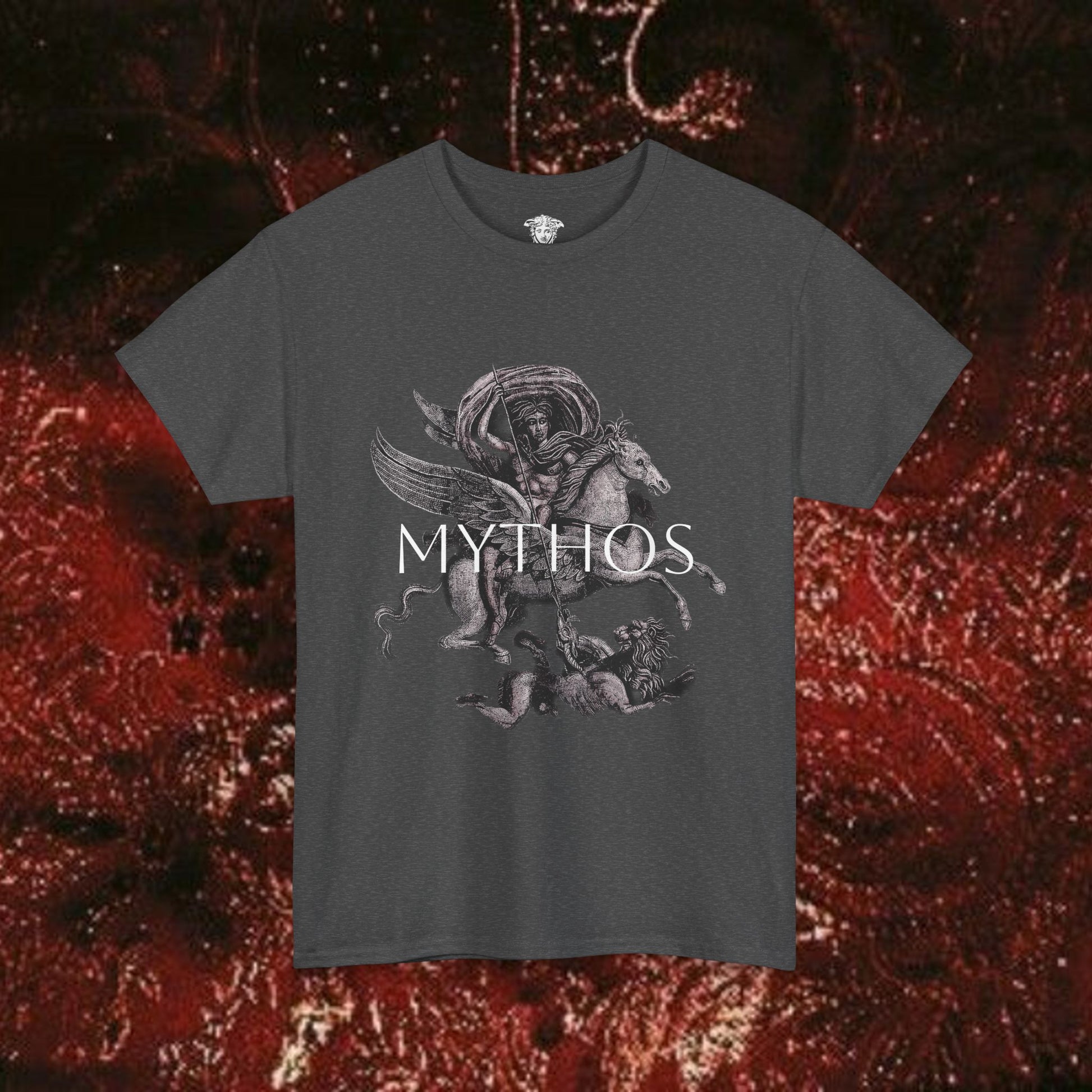 Mythos of the Warrior Graphic Tee - Unisex Heavy Cotton, Historical Shirt, Mythological Esoteric T-Shirt