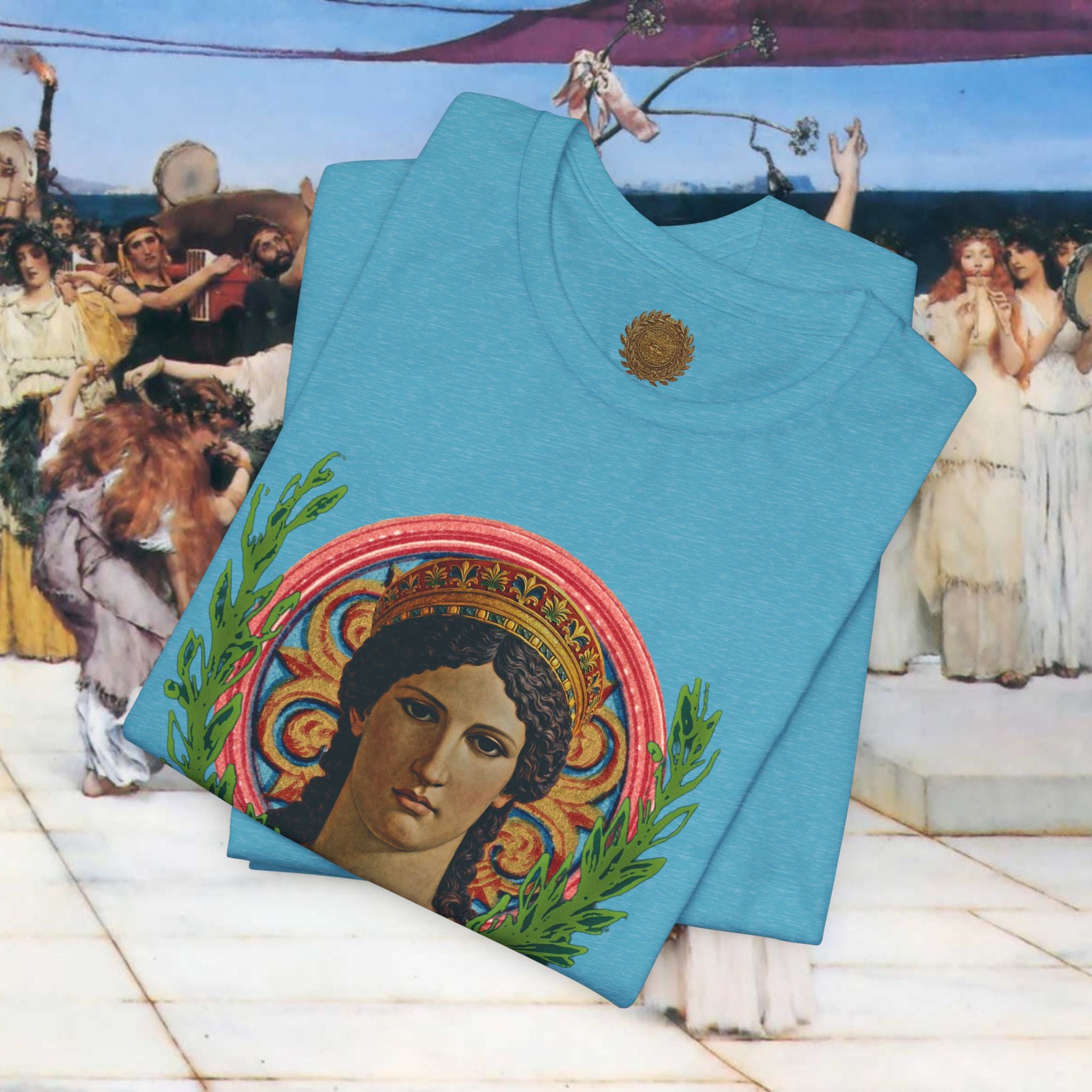 Hera's Wondering – Greek Goddess Coloured Diadem T-Shirt