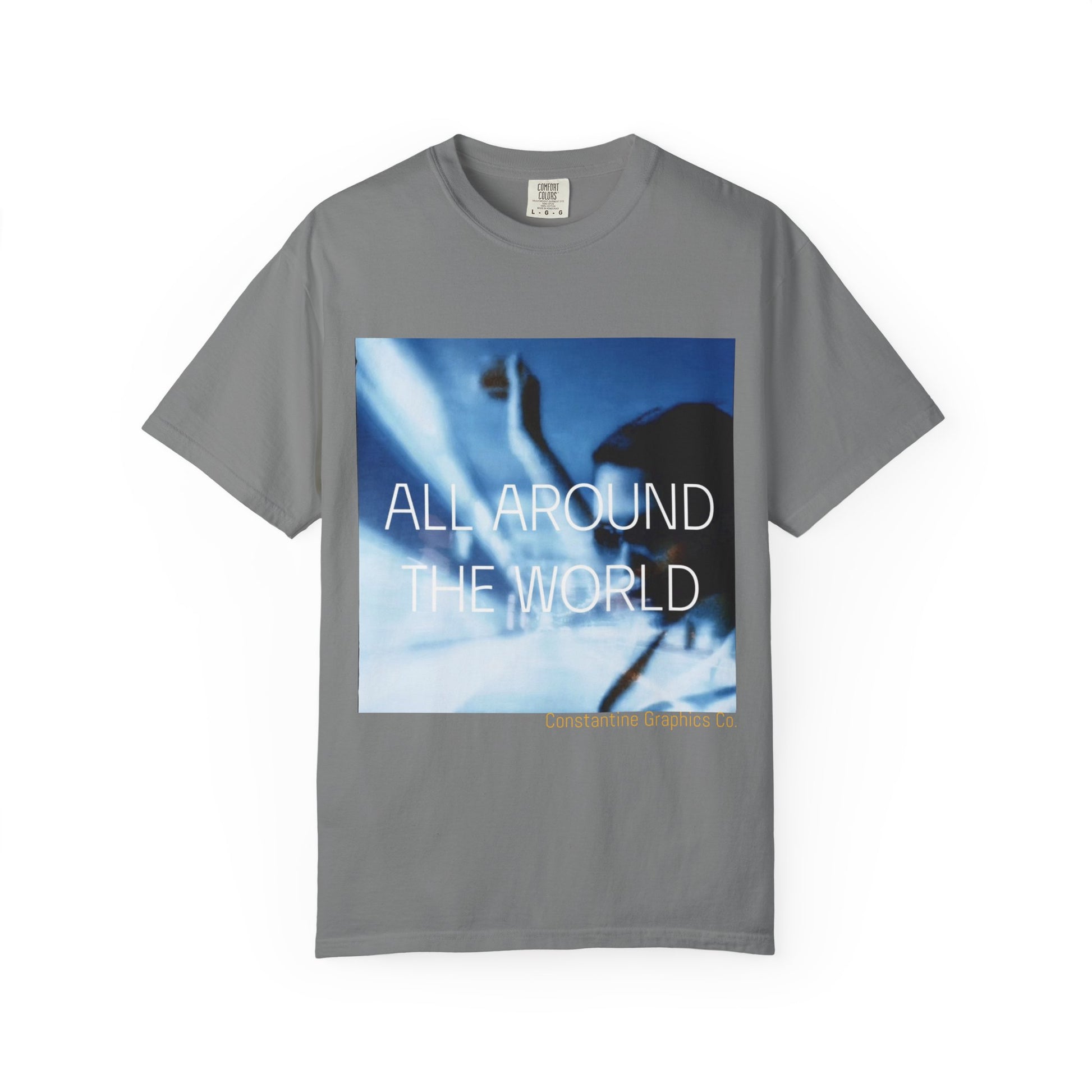 All Around The World Cyber Y2k Graphic Tshirt