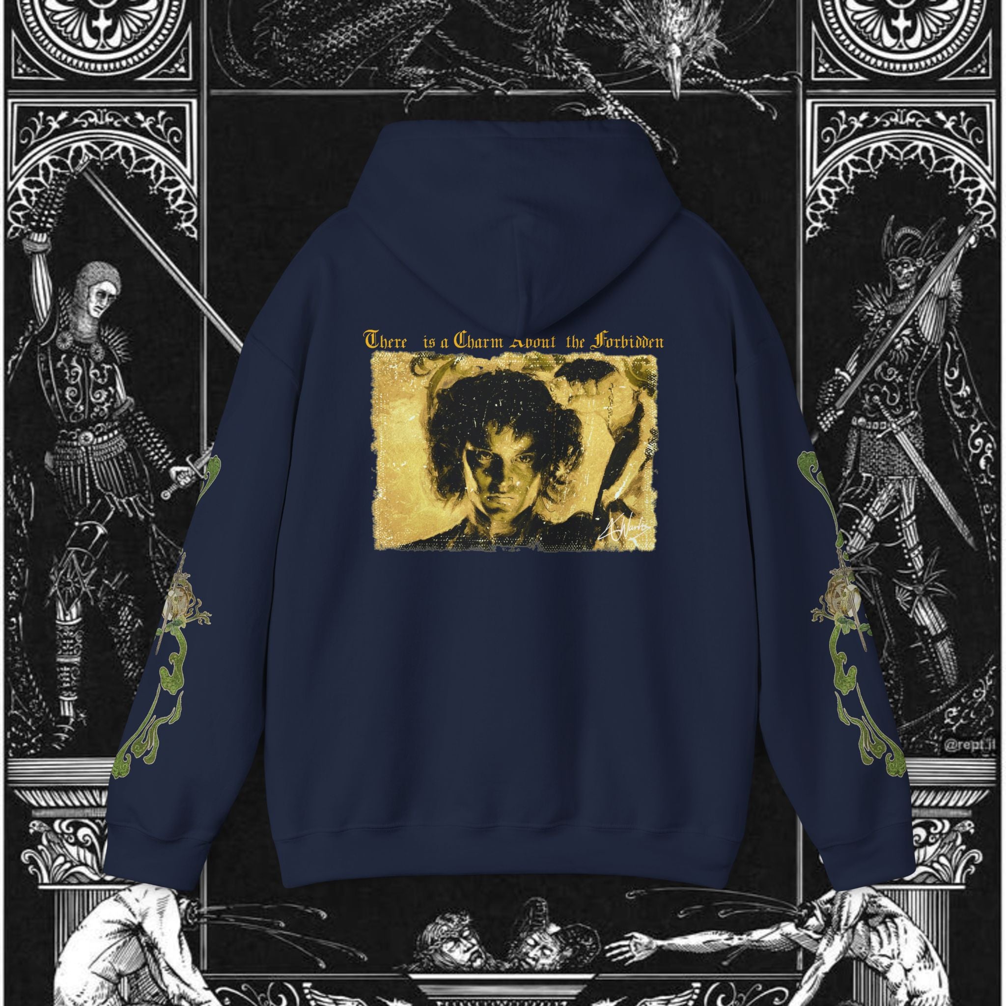 The Last Temptation Medieval Fantasy Graphic Hoodie