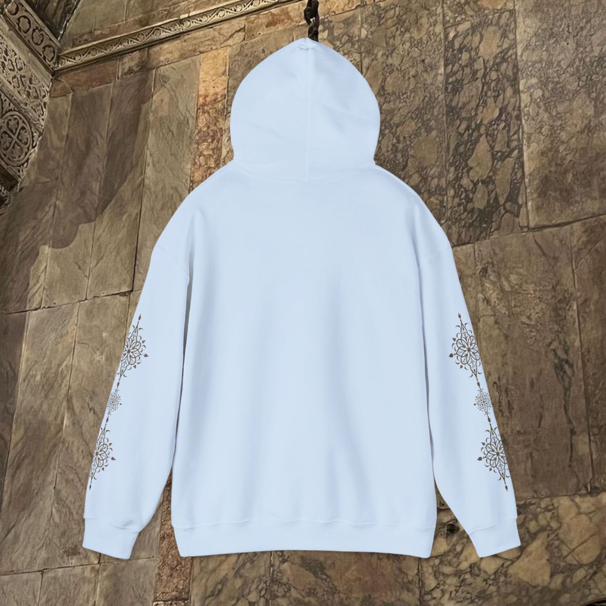 Byzantine Icon Art Hoodie - Divine Sacred Figure