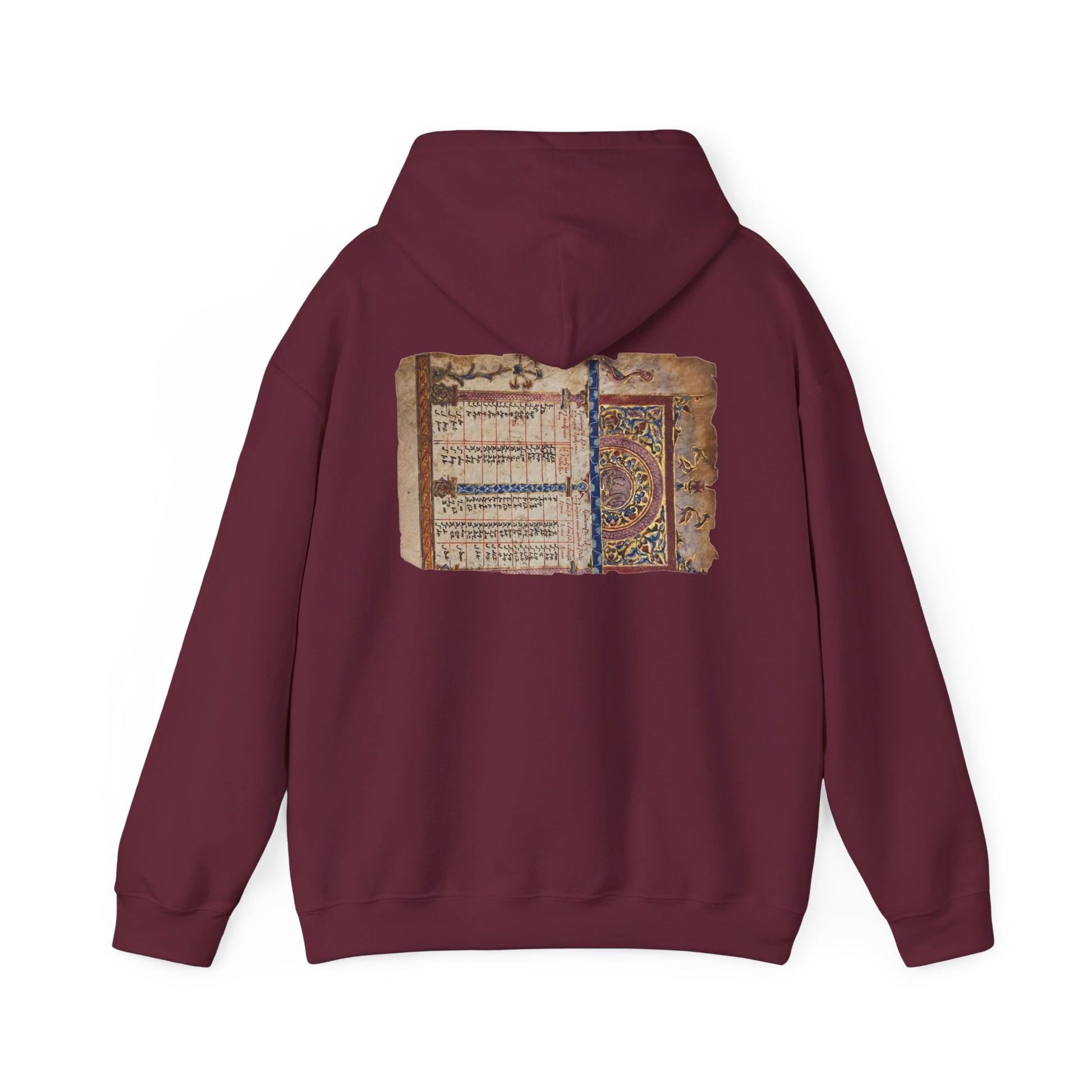 Manuscript of the Ancients Graphic Artistic Hoodie