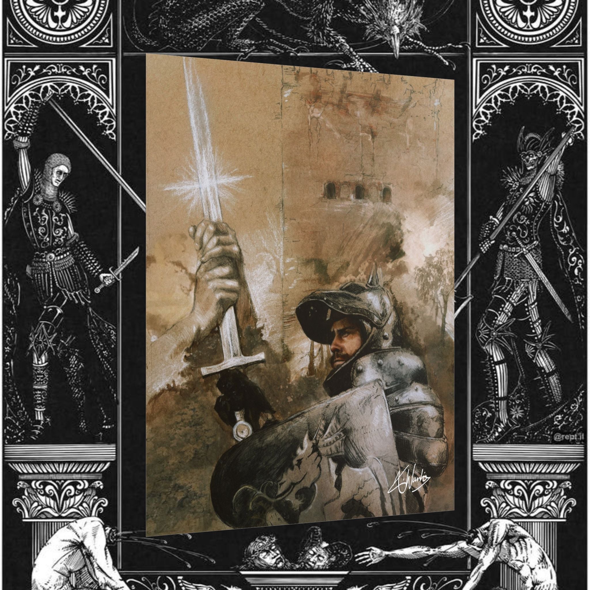 The King's Destiny Medieval Fantasy Print