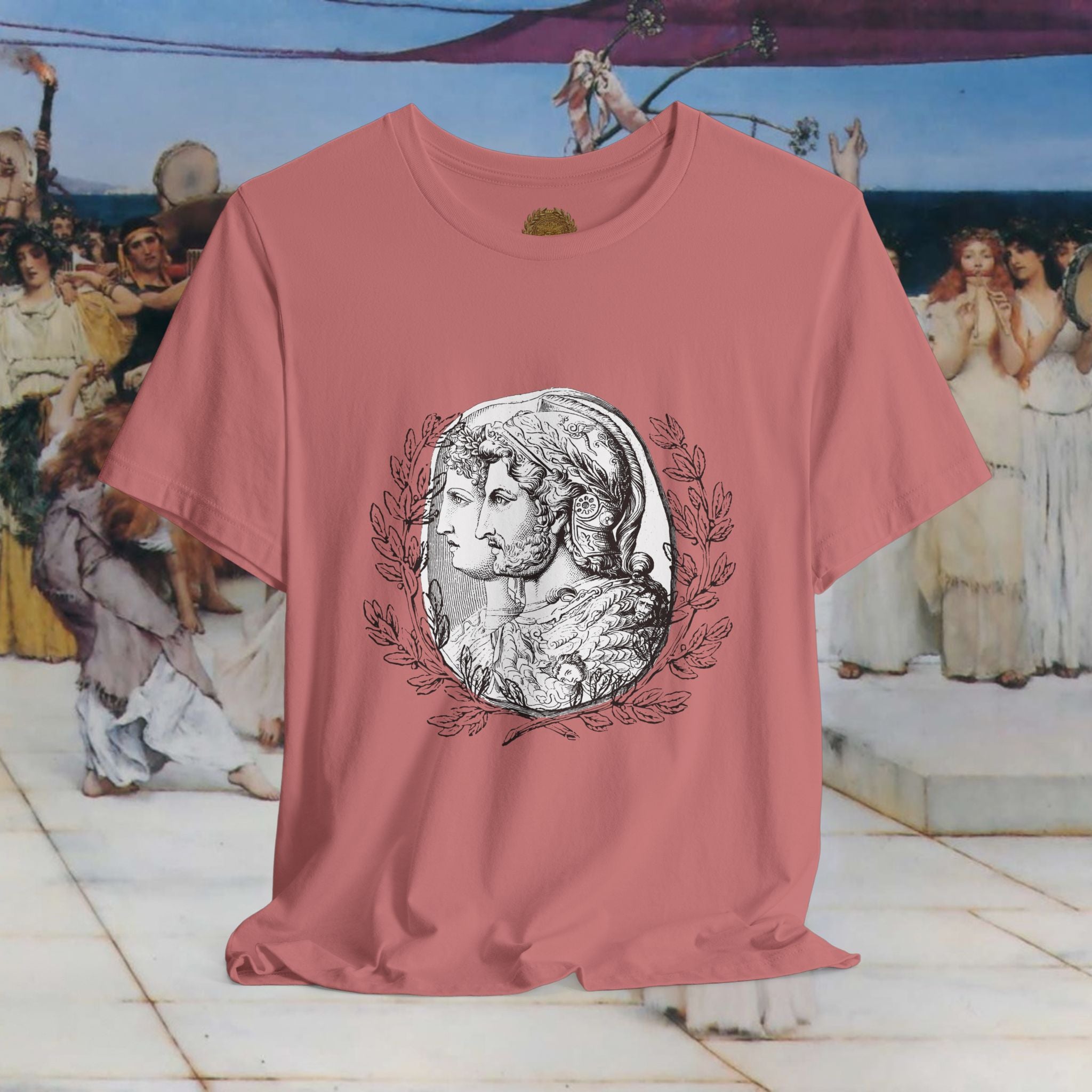 Roman Warrior's Spirit Plumed Helmet Cameo T-Shirt