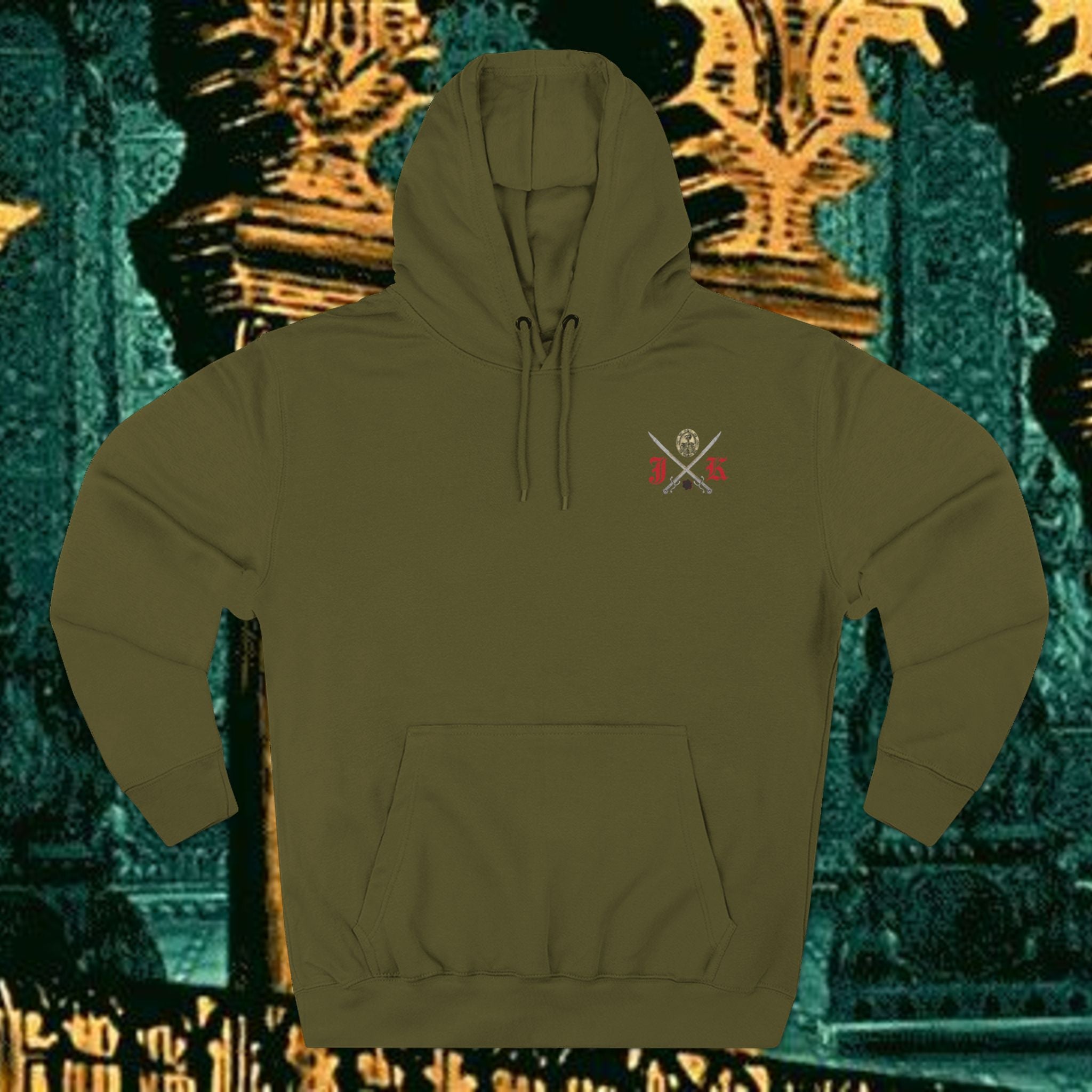 Sons of the Steppe Fleece Hoodie Early Medieval Design