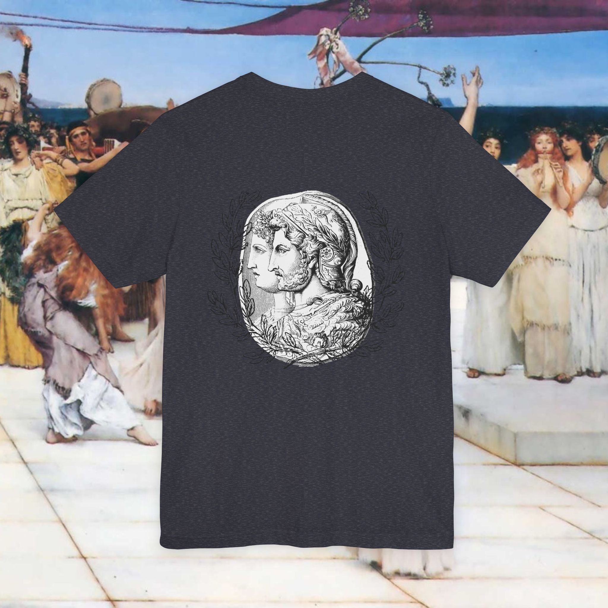 Roman Warrior Plumed Helmet Cameo T-Shirt