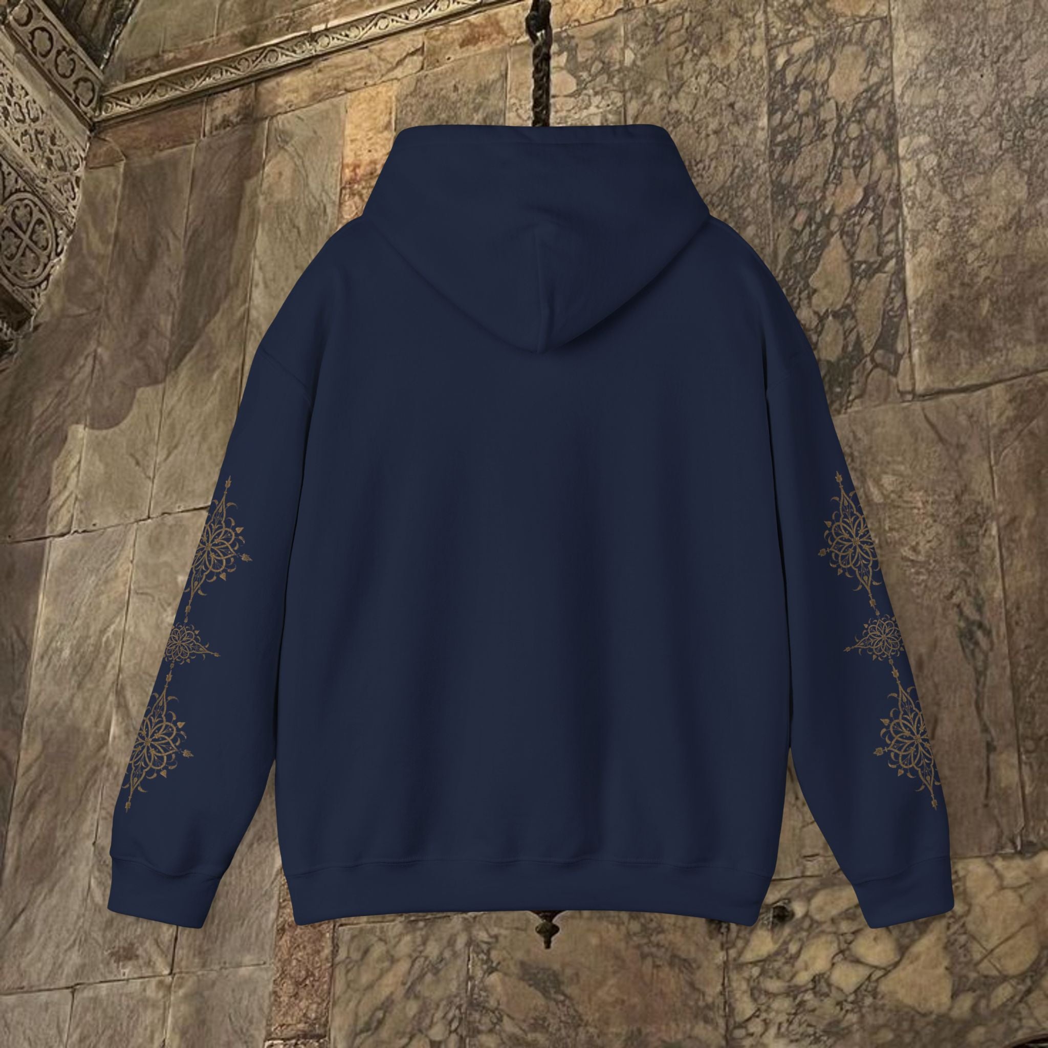 Byzantine Icon Art Hoodie - Classical Religious Design
