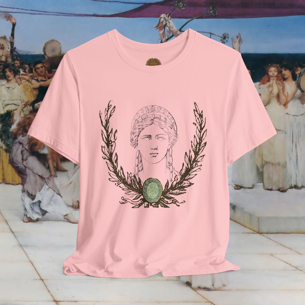 Hera's Wondering – Greek Goddess Ornate Diadem T-Shirt