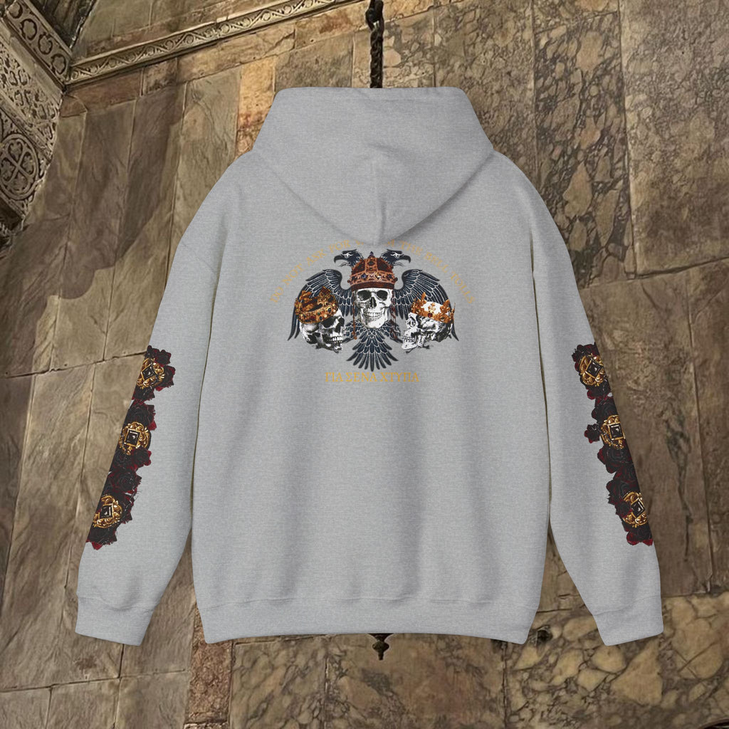 The Kings Fate Byzantine Inspired Graphic Hoodie Back Version