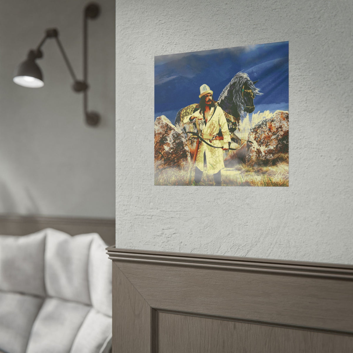 The Golden Nomad Medieval Fantasy Inspired Fine Art Print