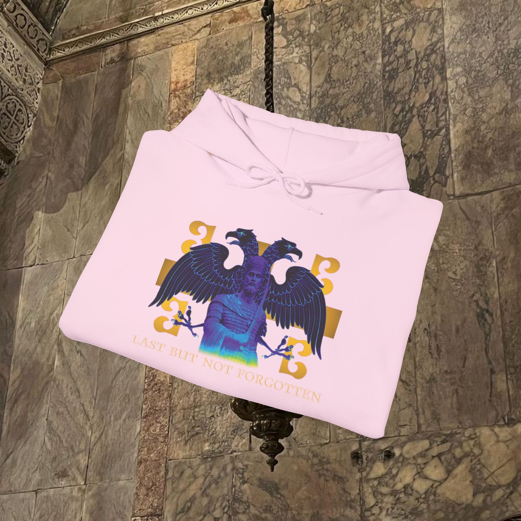 The Last Great Emperor Byzantine Inspired Graphic Hoodie Front Version