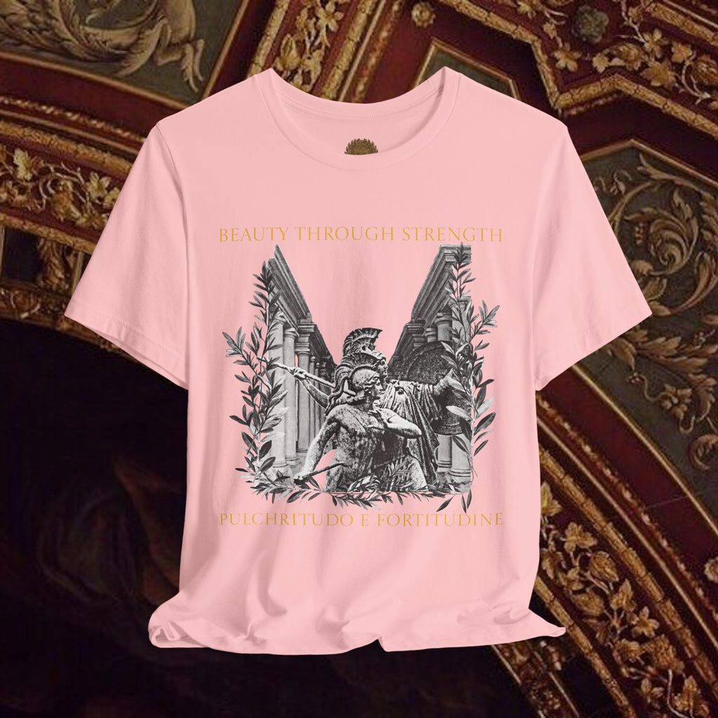 The Goddess's Protection Classically-Inspired Cotton Graphic T Shirt
