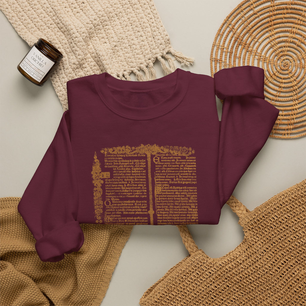 The Circle of Life Medieval Fantasy Inspired Graphic Sweatshirt