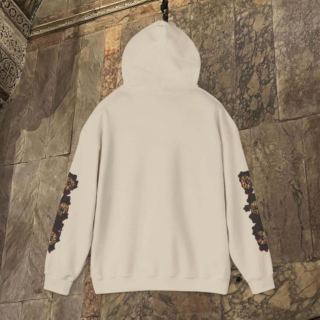 The Kings Fate Byzantine Inspired Graphic Hoodie Front Version