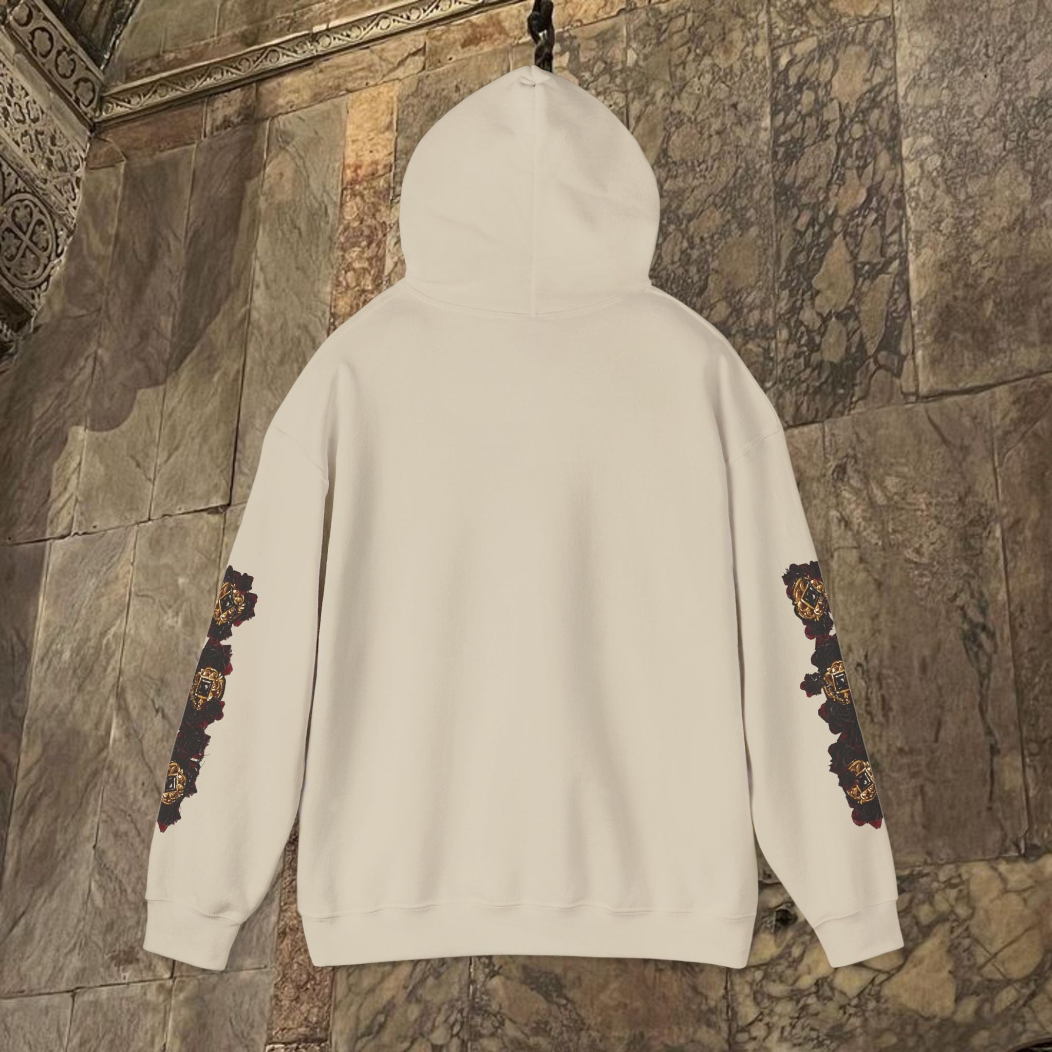 The Kings Fate Byzantine Inspired Graphic Hoodie Front Version
