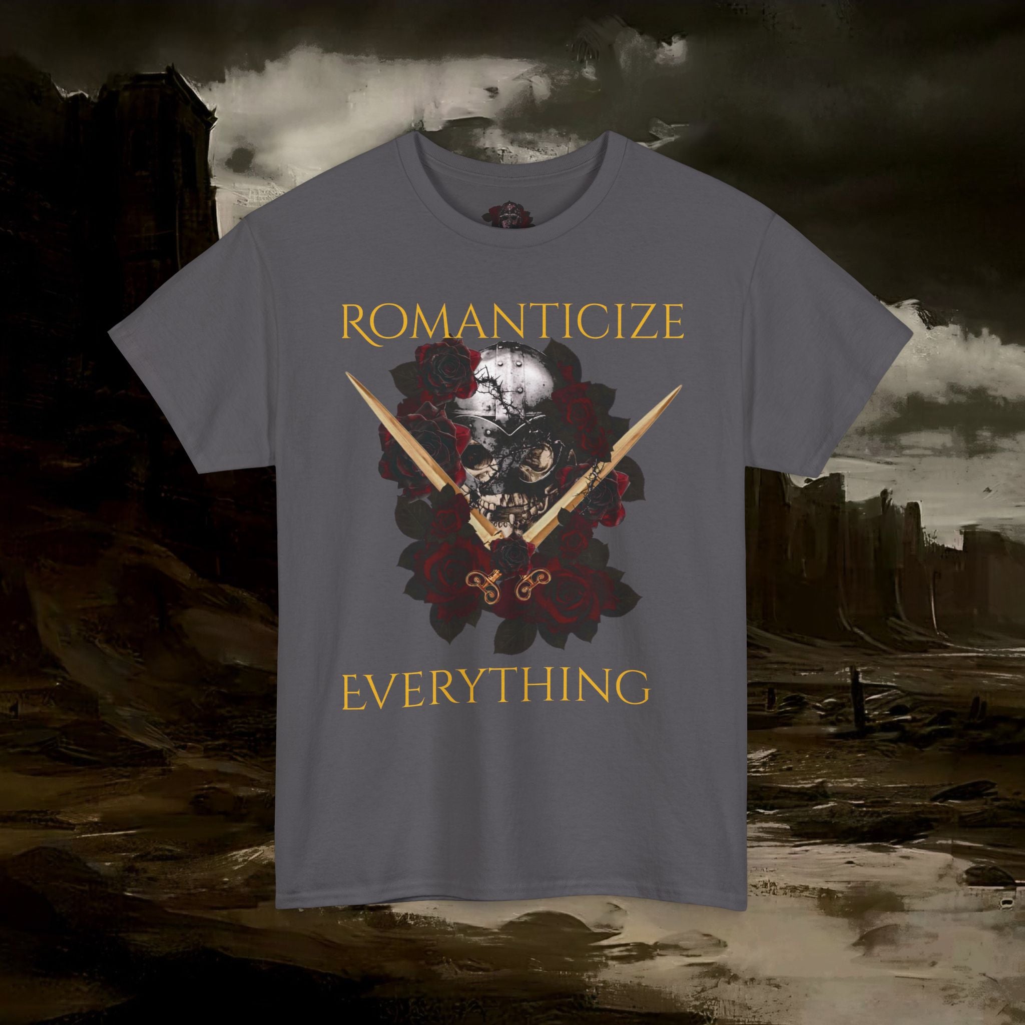 The Barbarian's Fate Medieval Fantasy Inspired Graphic Cotton T-Shirt