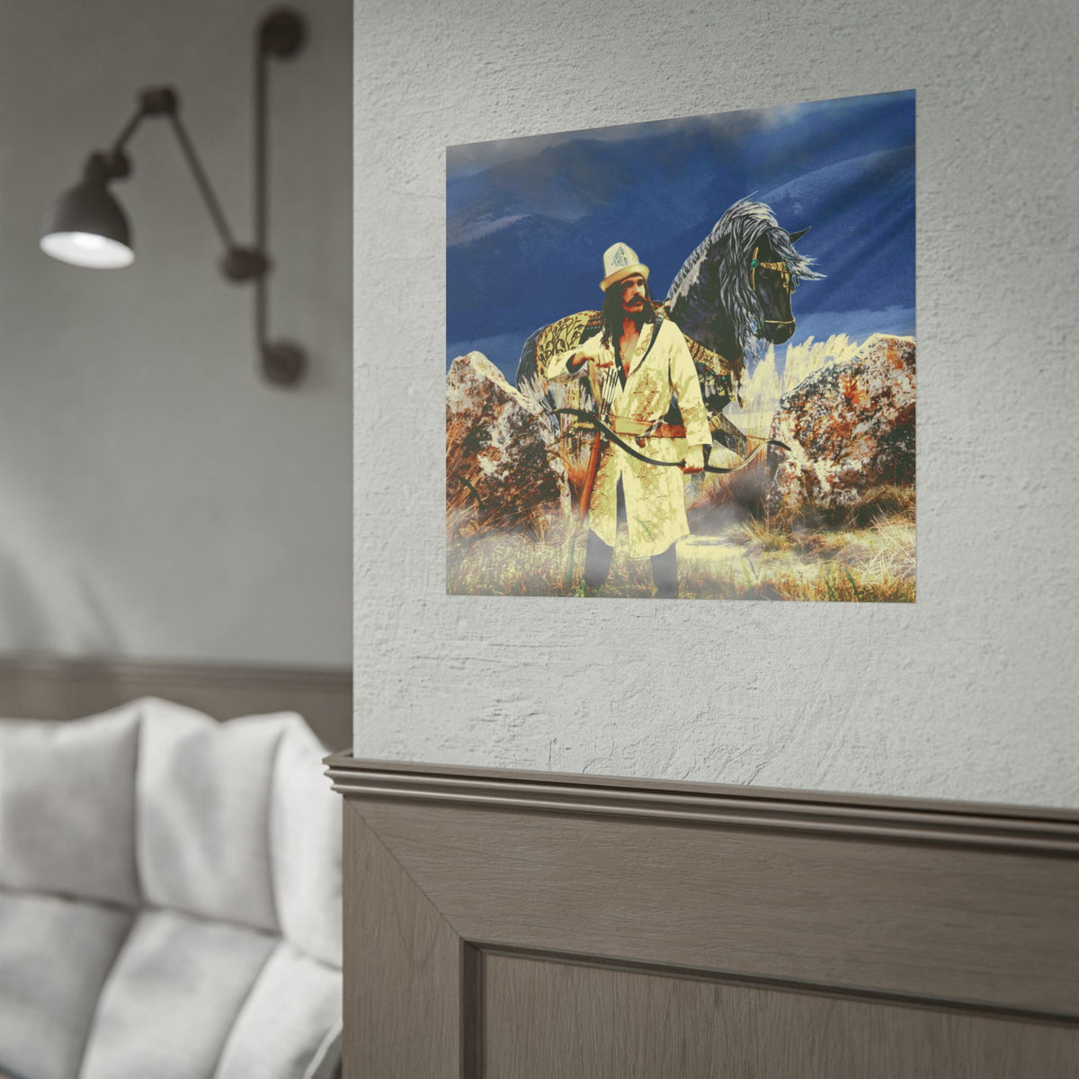 The Golden Nomad Medieval Fantasy Inspired Fine Art Print