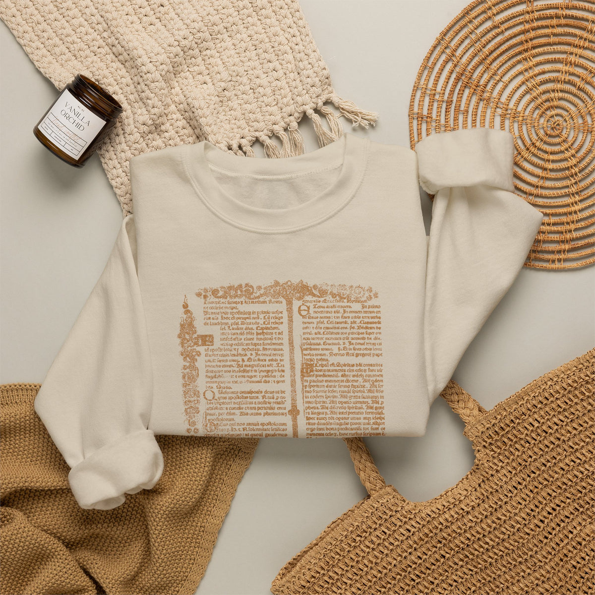 The Circle of Life Medieval Fantasy Inspired Graphic Sweatshirt