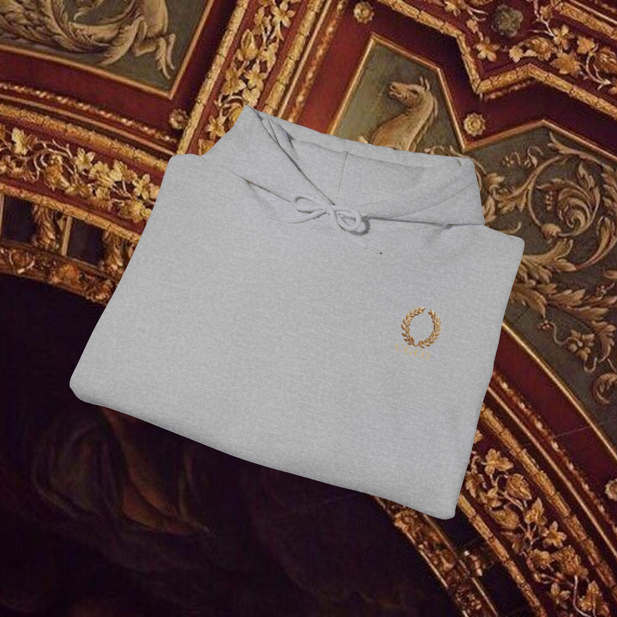 The Hero's Victory Classically-Themed Cotton Graphic Hoodie