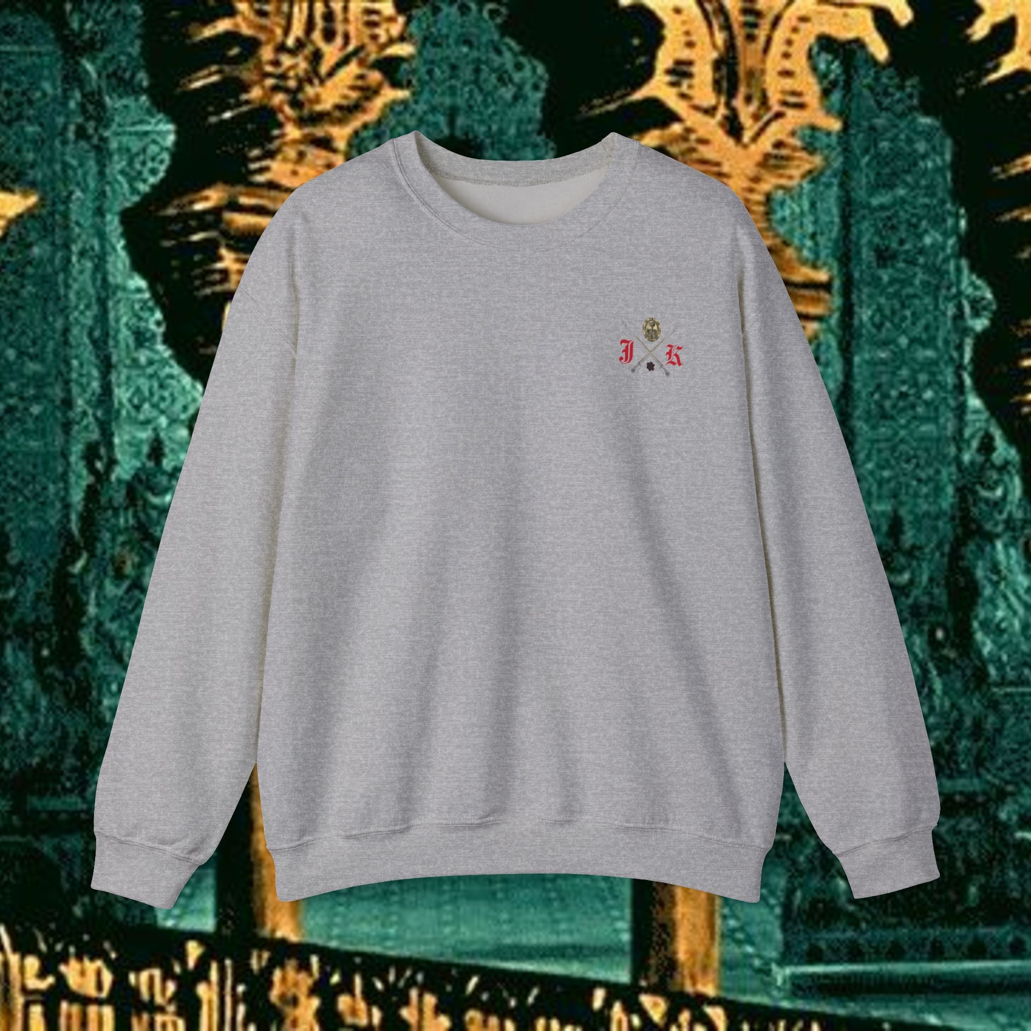 Mythic Vitalism, Sanguis Christianus Vetus Exploration and Adventure Inspired Crewneck Sweatshirt – Back Version