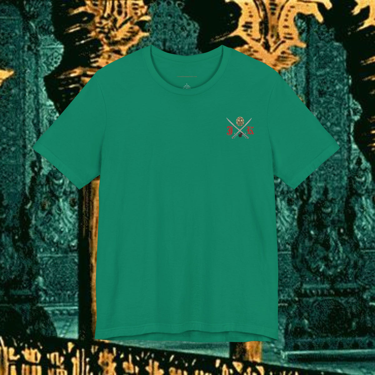 Mythic Vitalism, Sanguis Christianus Vetus Exploration and Adventure Inspired Graphic T Shirt Back Version