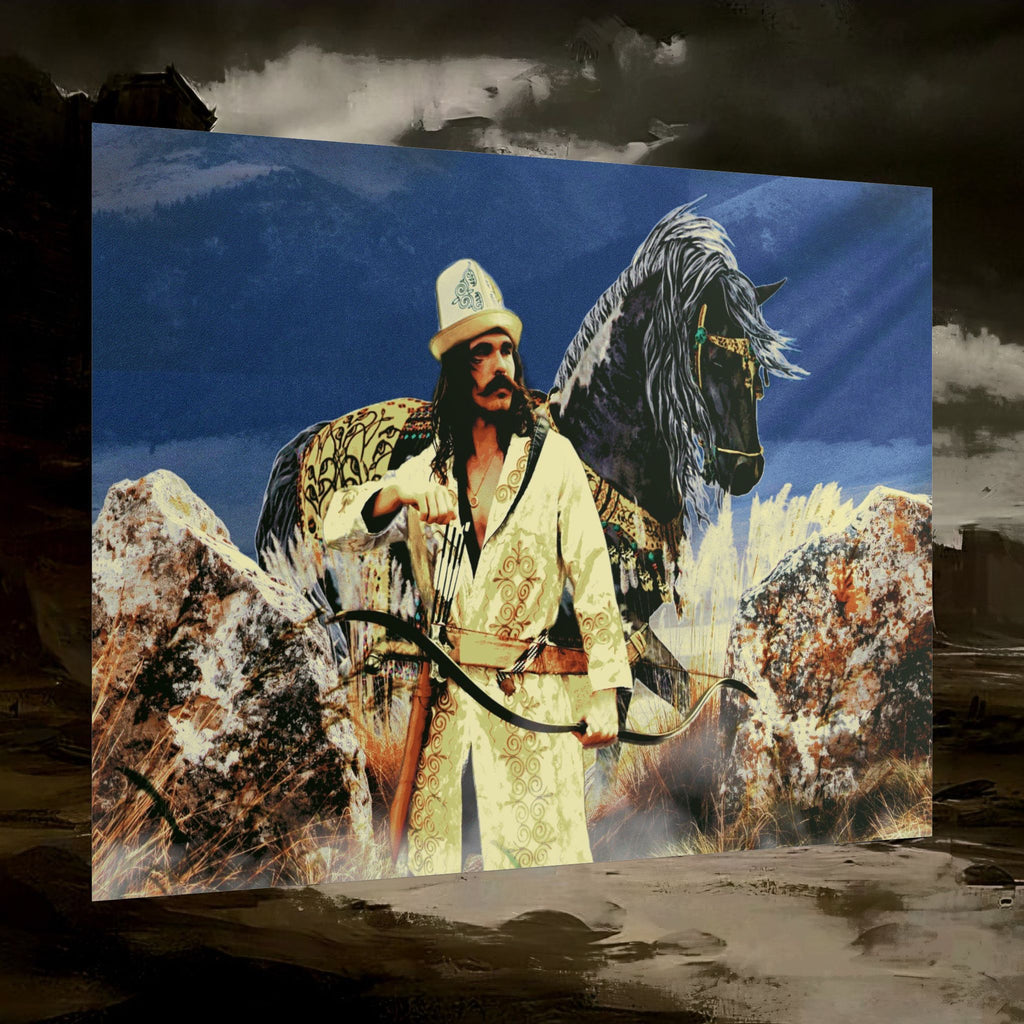 The Golden Nomad Medieval Fantasy Inspired Fine Art Print