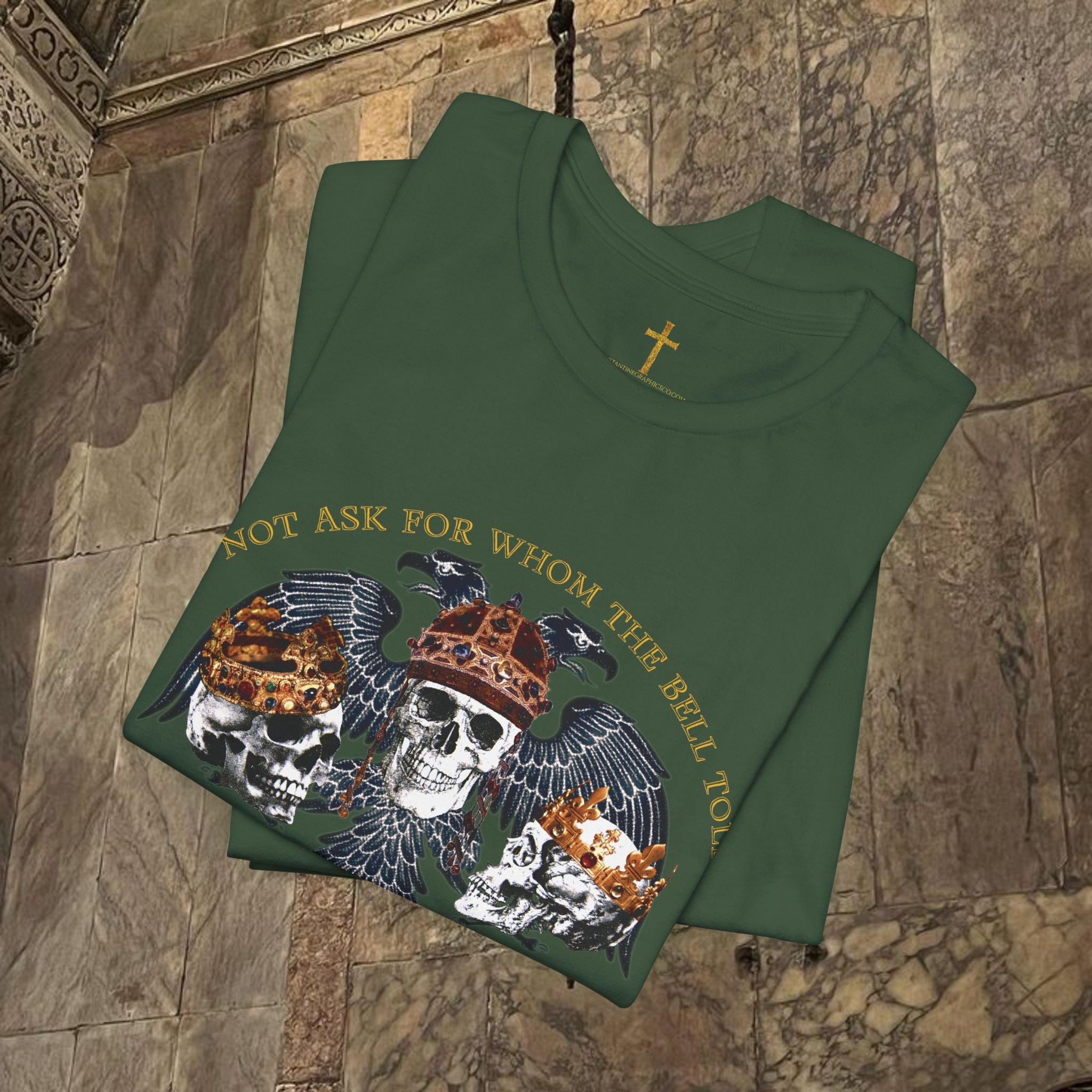 The Kings Fate Byzantine Inspired Cotton Graphic T-shirt