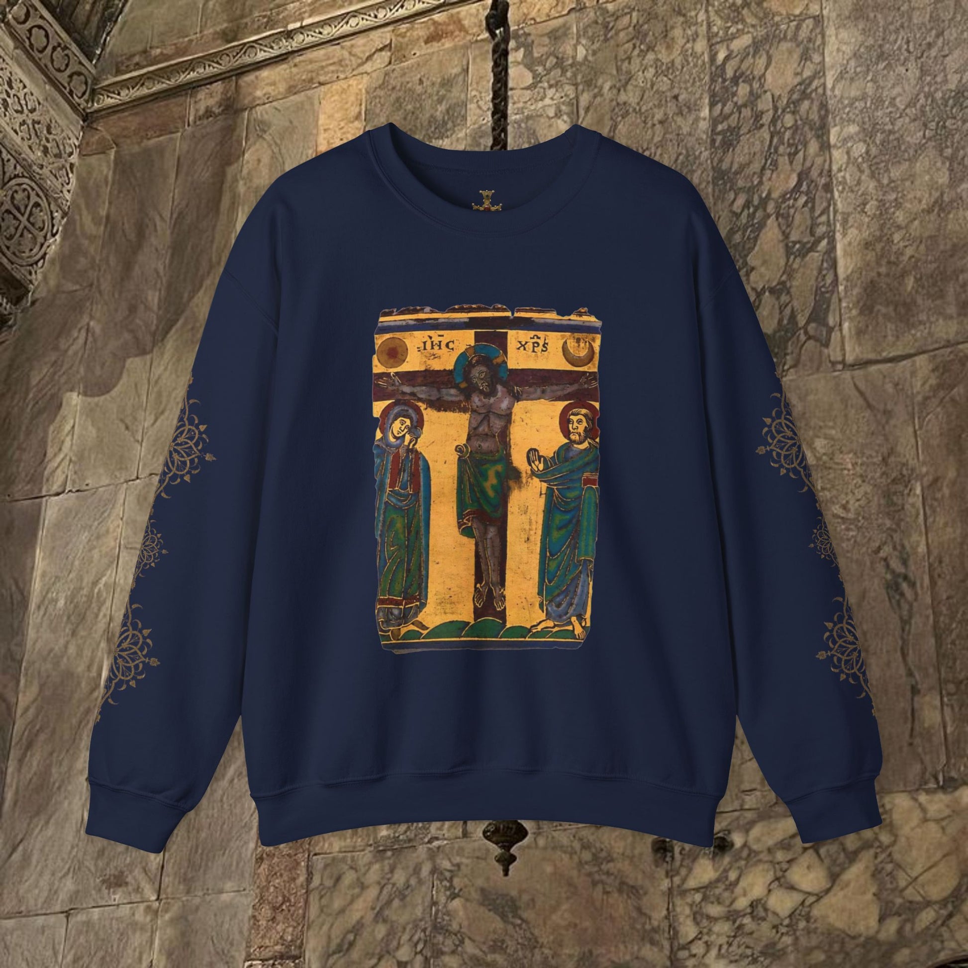 Byzantine art Sweatshirt iconographic desgin