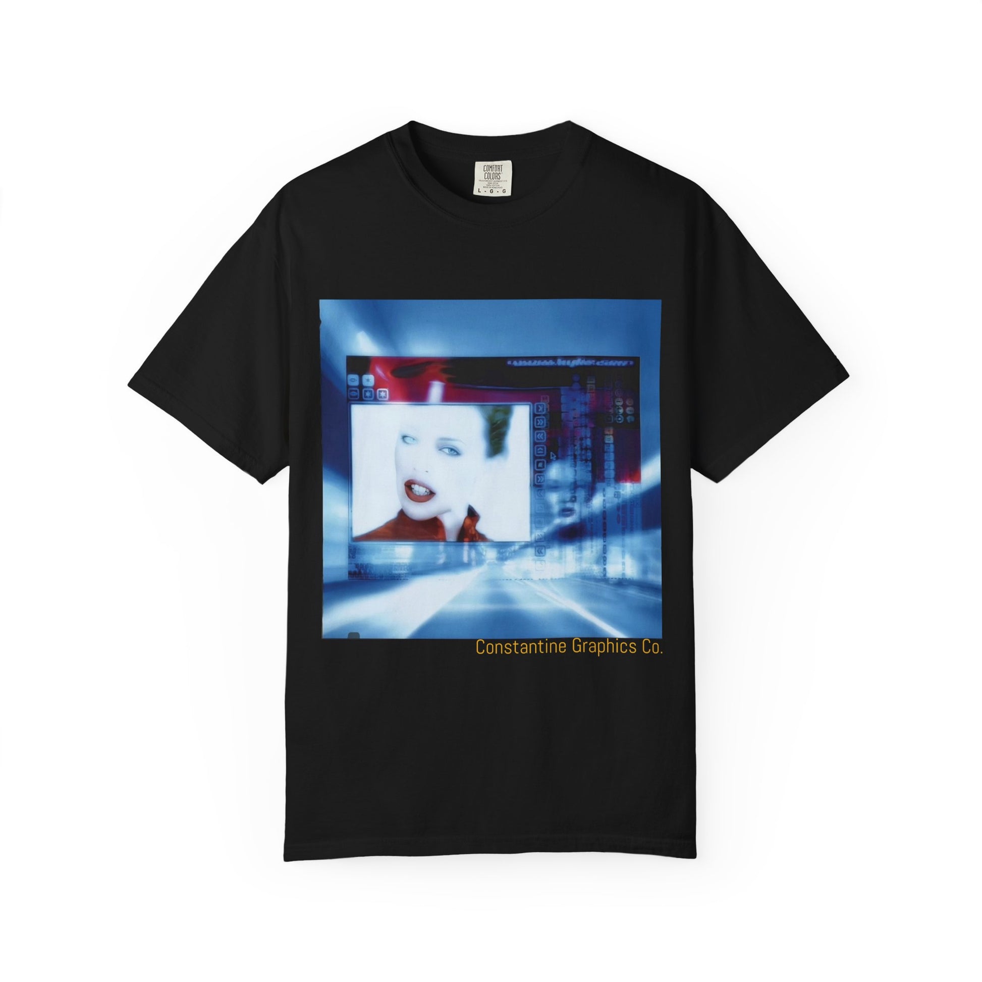 Digital Pop up Cyber Y2k Graphic TShirt