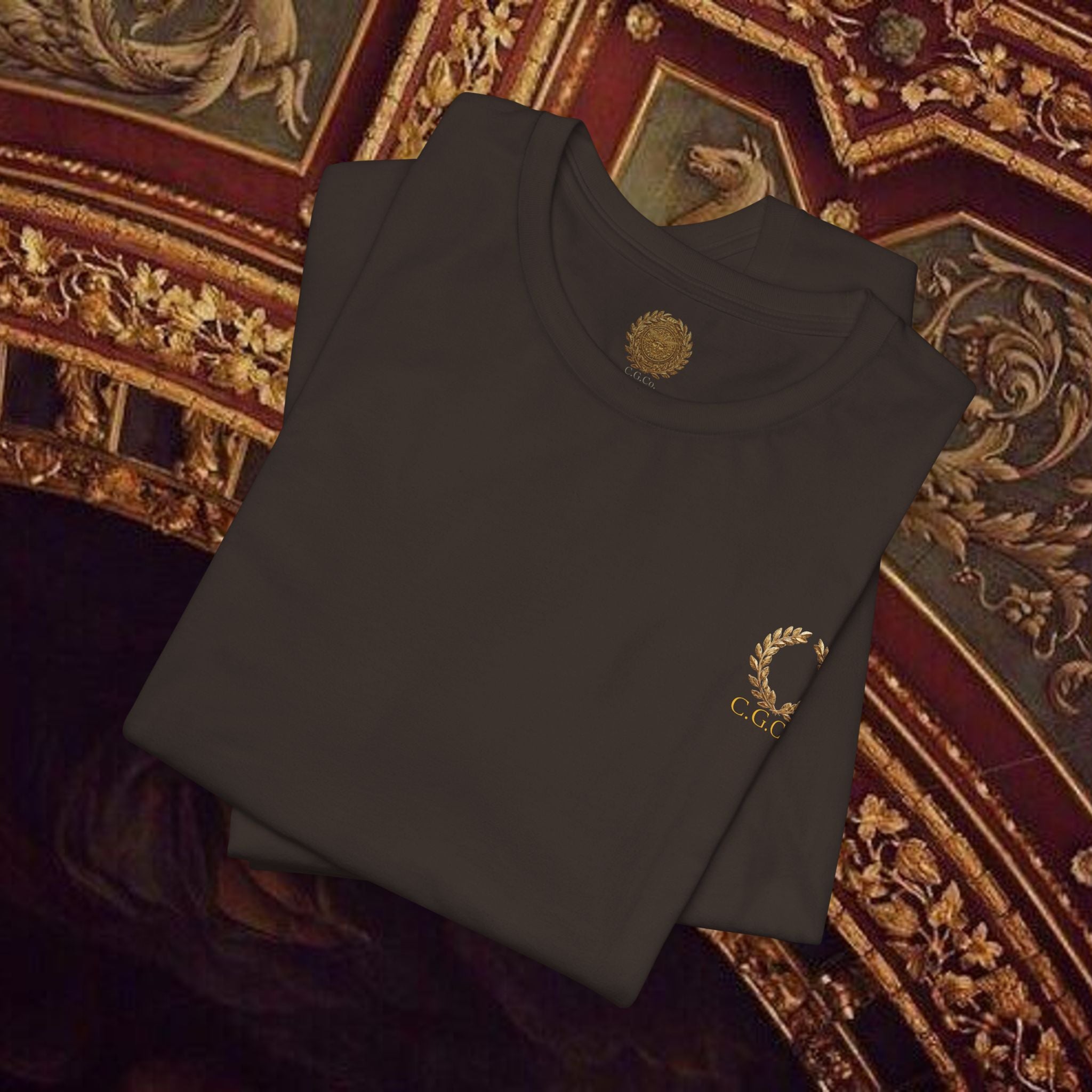 The Goddess's Protection Classically-Inspired Cotton Graphic T Shirt Back Version