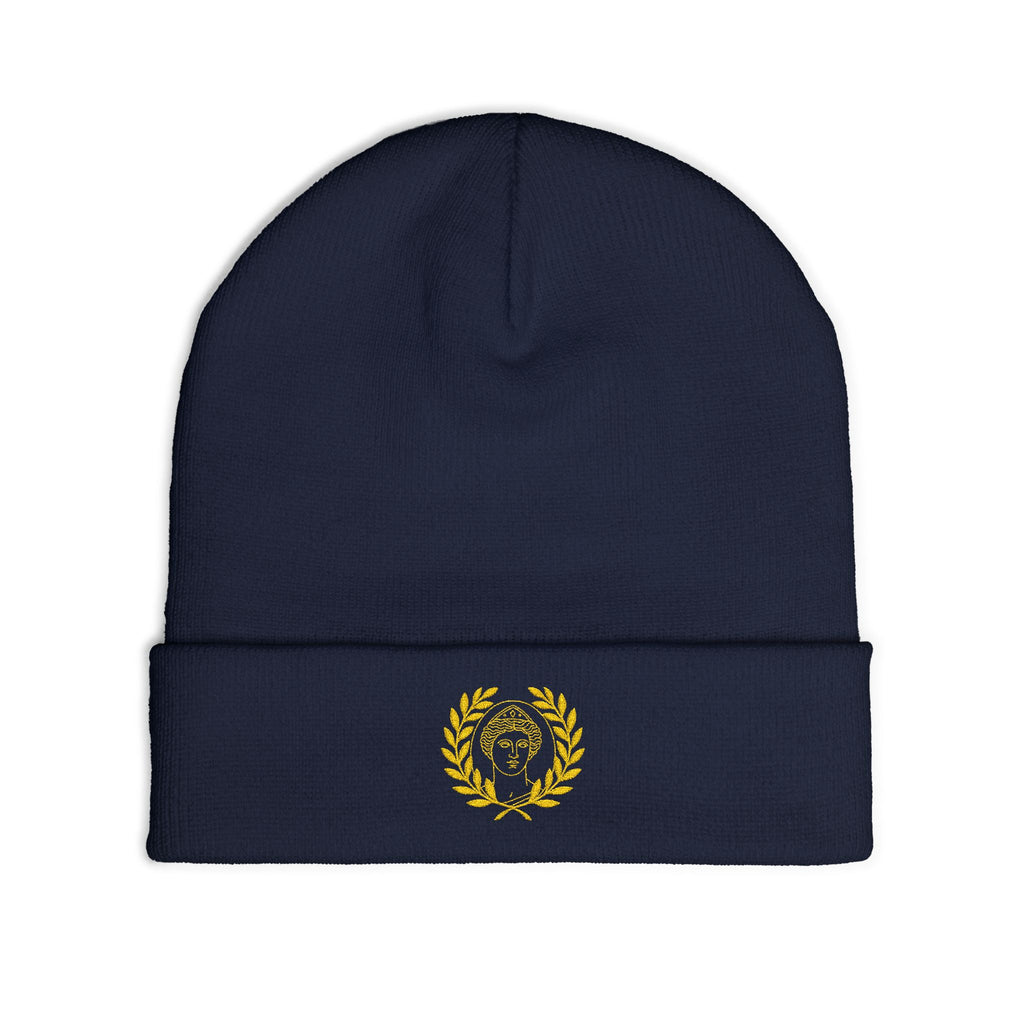 Embroidered Knit Venus Beanie