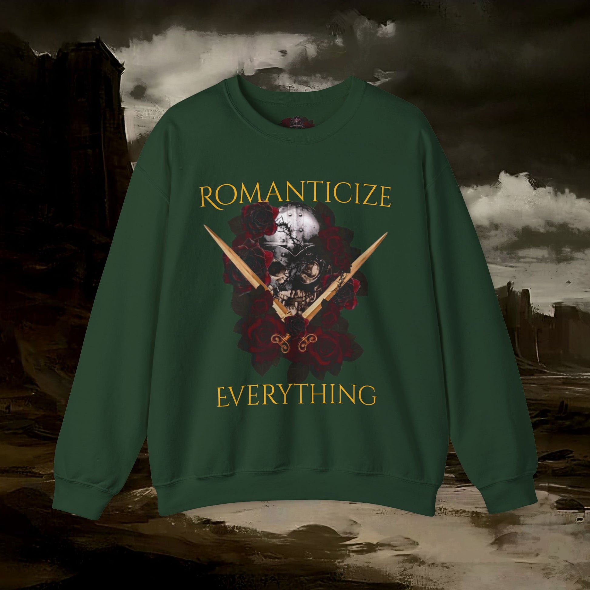 The Barbarian's Fate Medieval Fantasy Inspired Graphic Sweatshirt