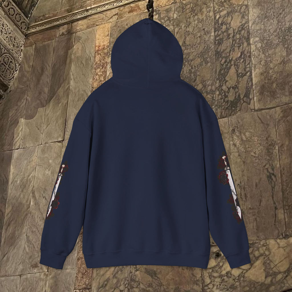 The Last Great Emperor Byzantine Inspired Graphic Hoodie Front Version