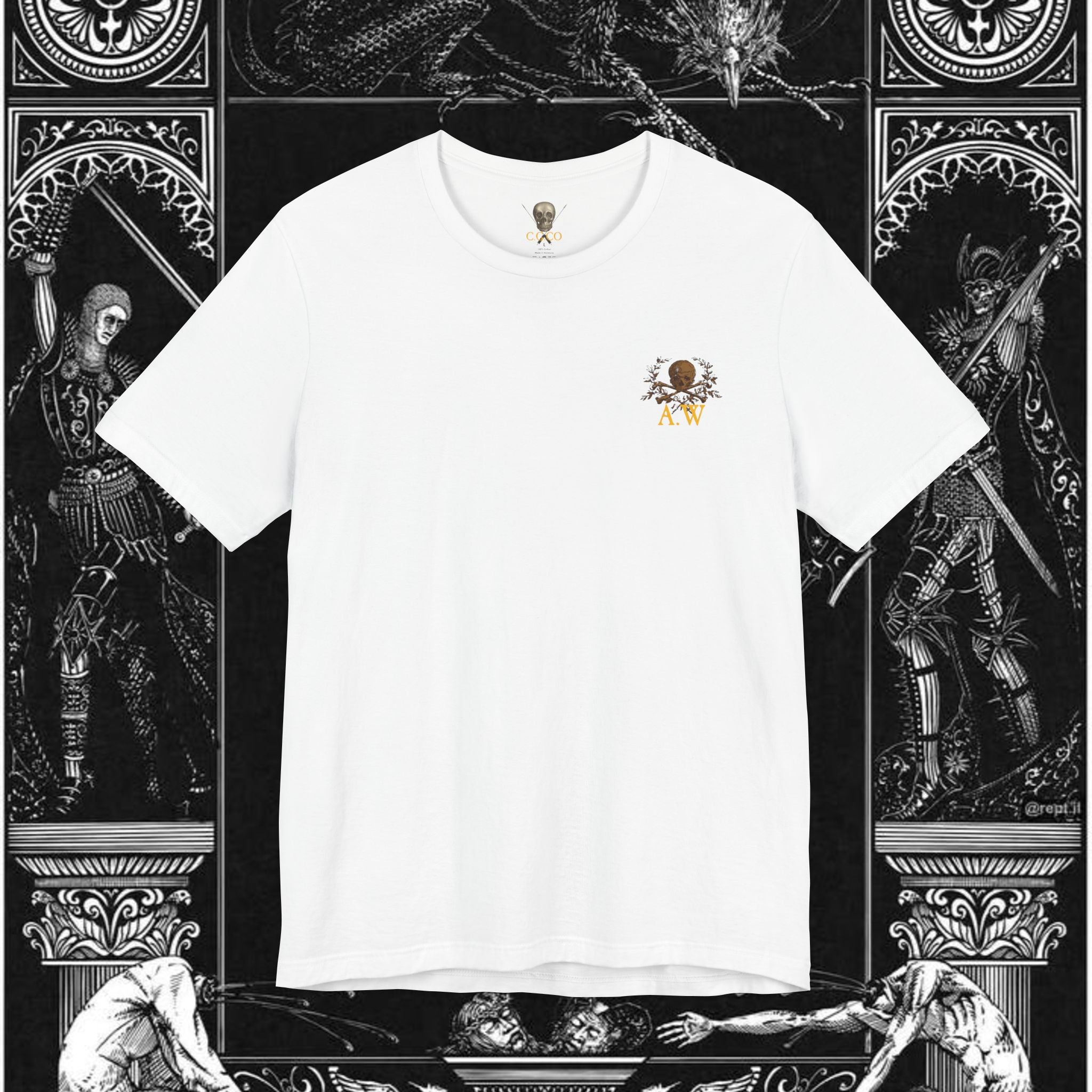 The Samurai's Vengeance Medieval Fantasy Graphic Shirt