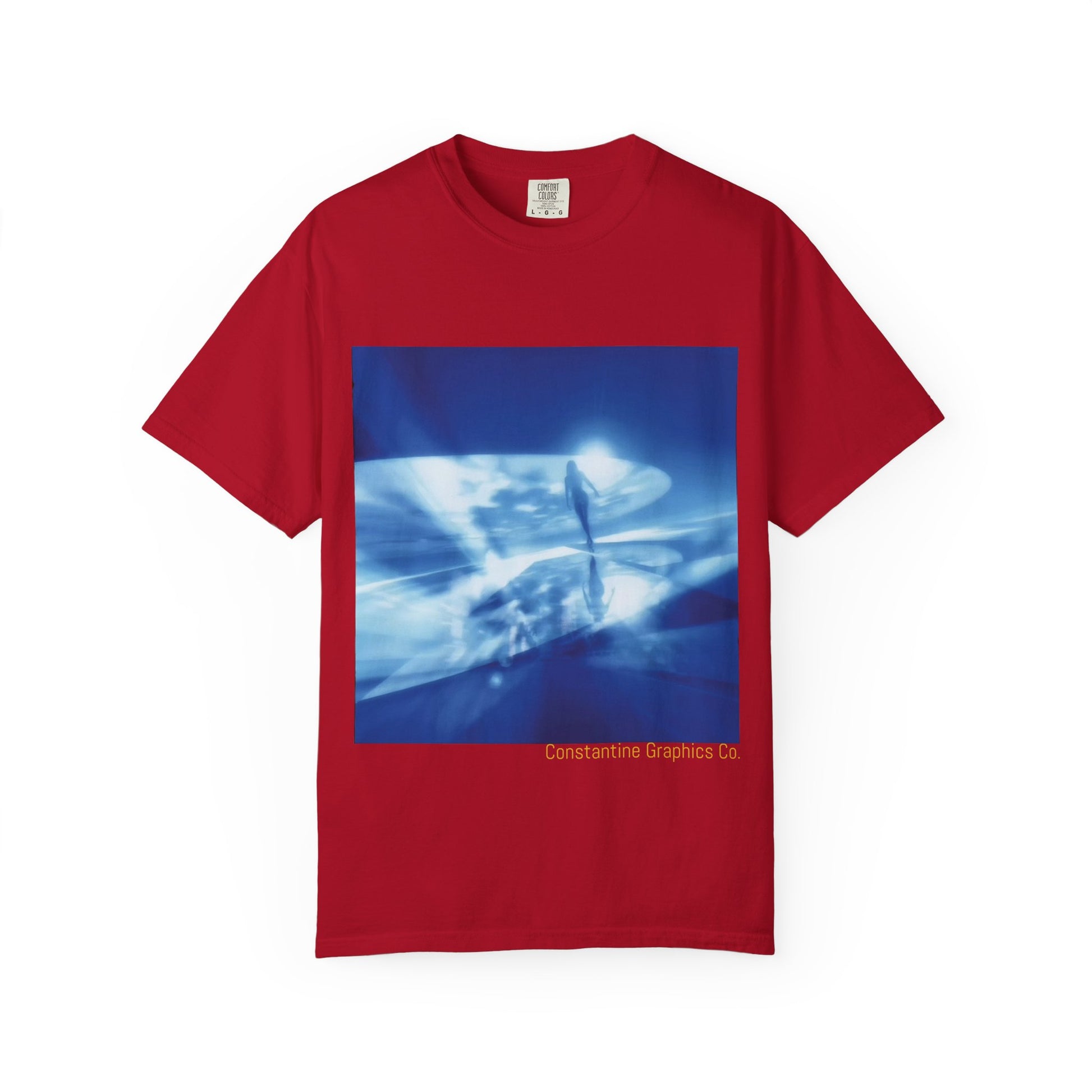 The Blue Portal Cyber Y2k Graphic T Shirt