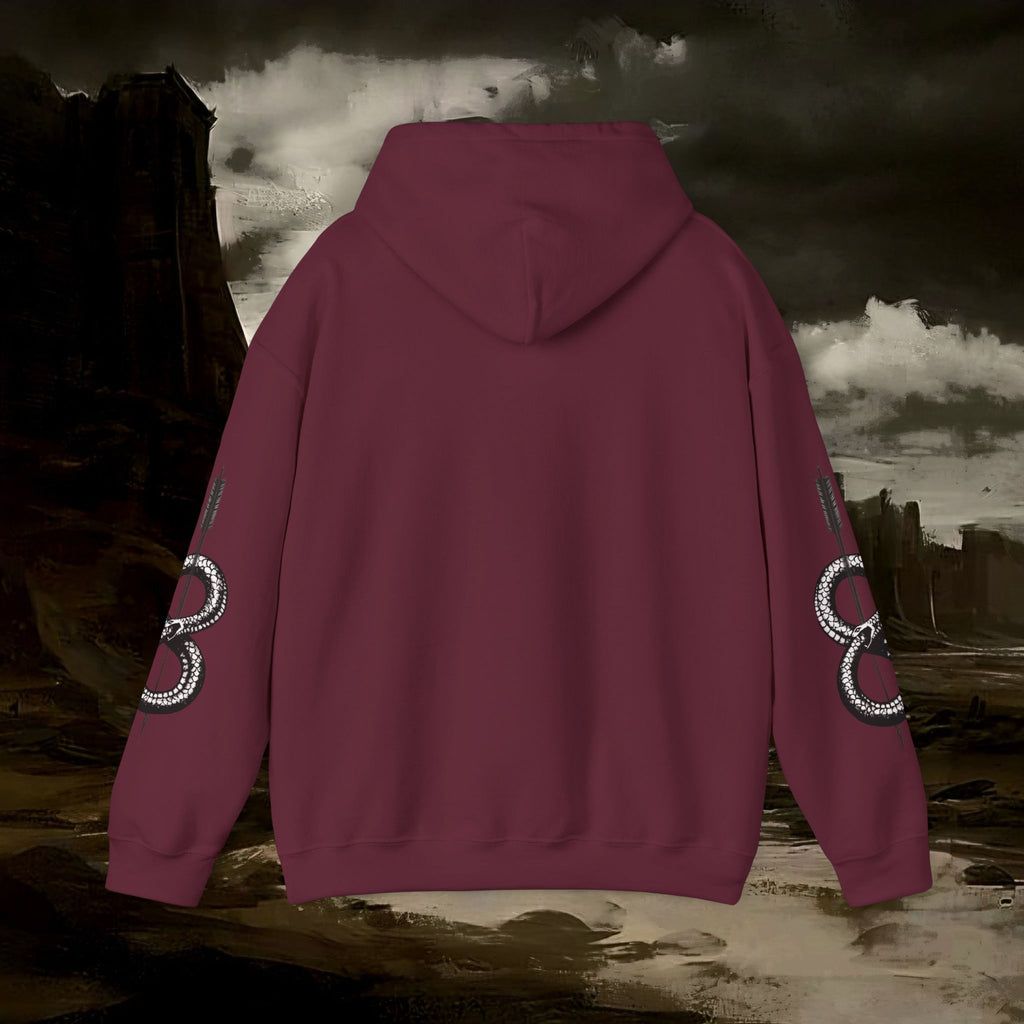 The Barbarian's Fate Medieval Fantasy Inspired Gothic Graphic Hoodie
