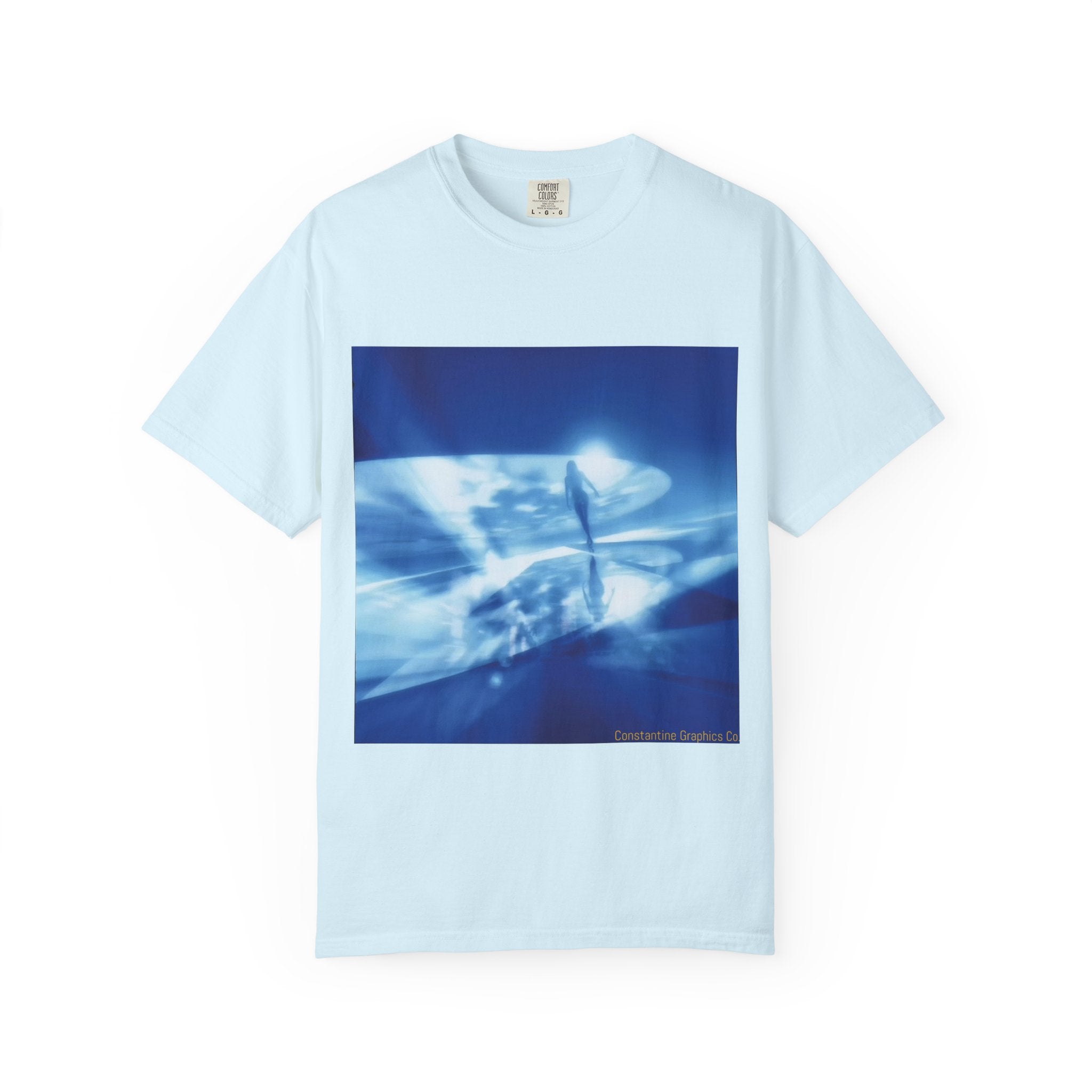 The Blue Portal Cyber Y2K Graphic T-Shirt