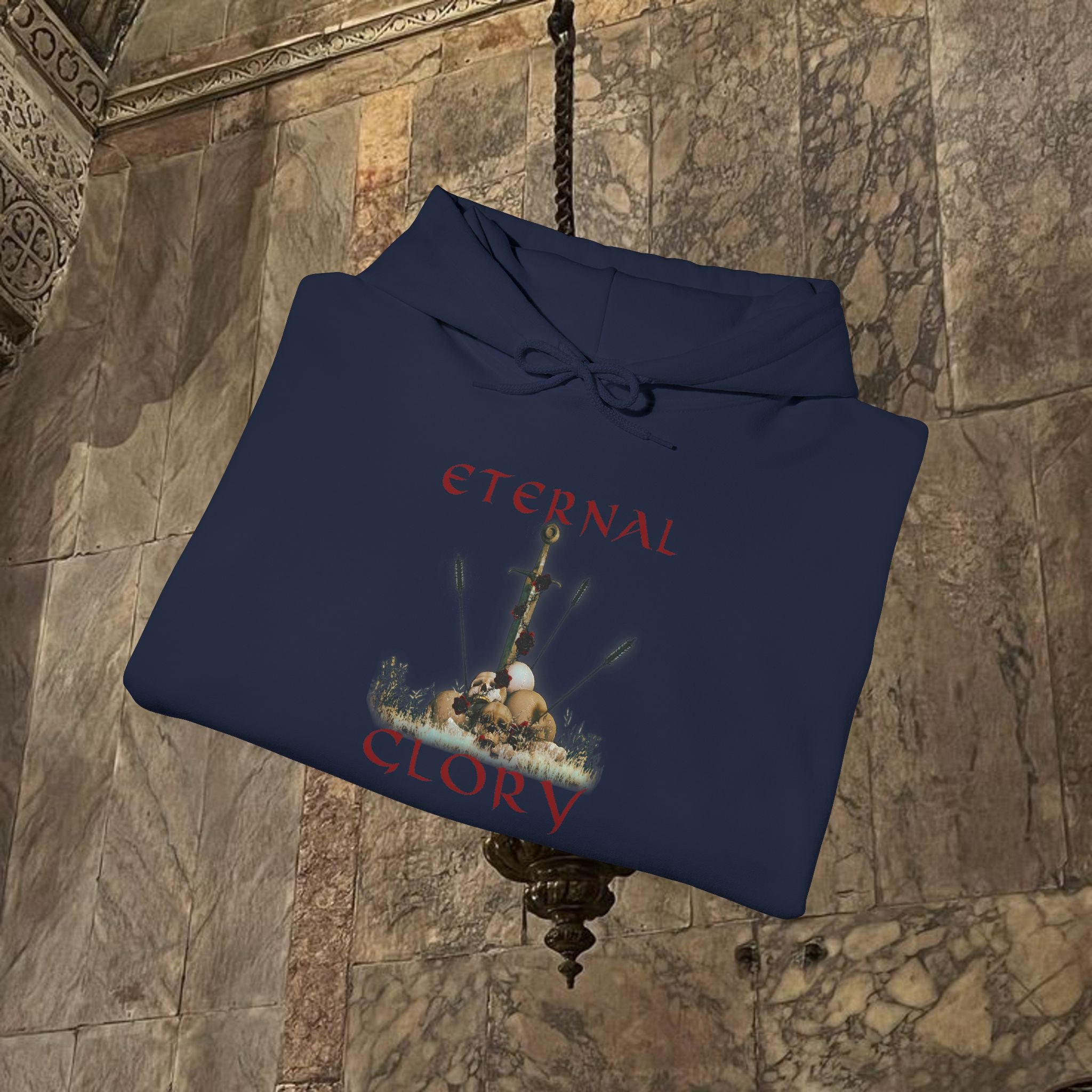 Eternal Glory of the Last Battle Byzantine Inspired Graphic Hoodie