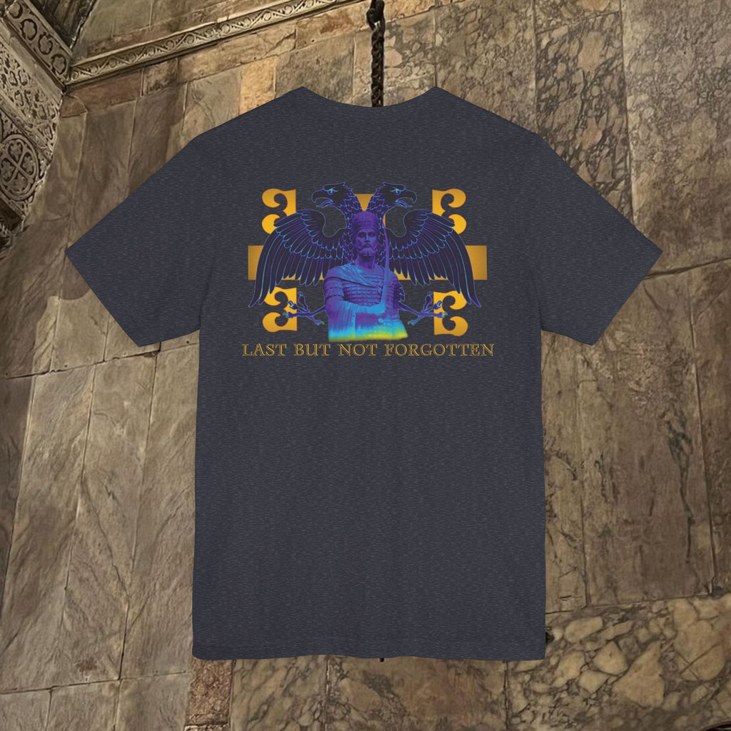 The Last Great Emperor Byzantine Inspired Cotton Graphic T-shirt Back Version
