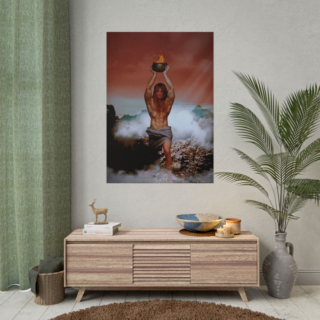 The Flame of Prometheus Classical Mythology Inspired Prints
