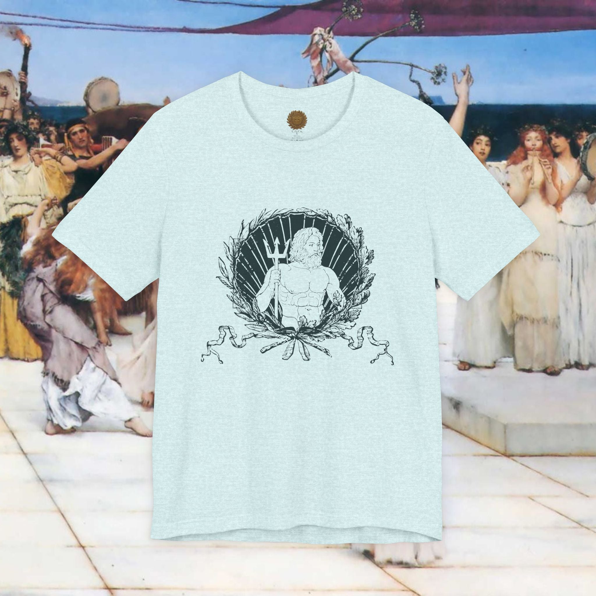 Neptune's Domain Graphic T Shirt – Roman God of the Sea   Mythology