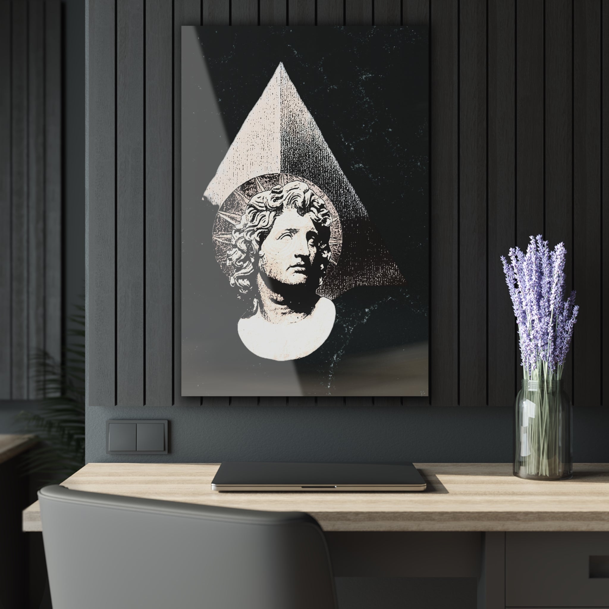 Alexander The Great In Egypt Pyramid Acrylic Print