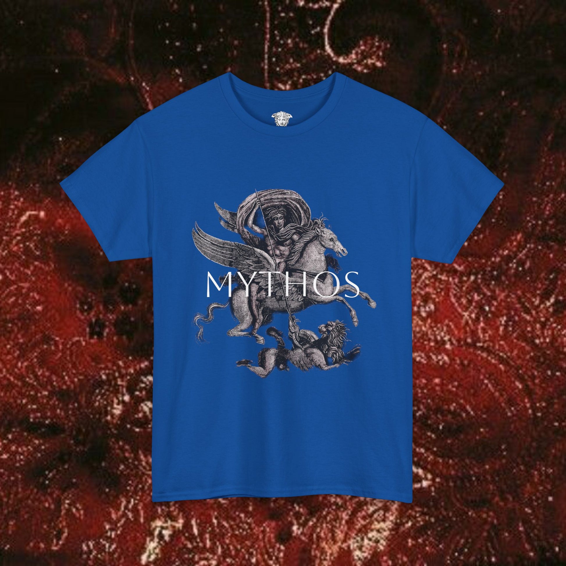 Mythos of the Warrior Graphic Tee - Unisex Heavy Cotton, Historical Shirt, Mythological Esoteric T-Shirt