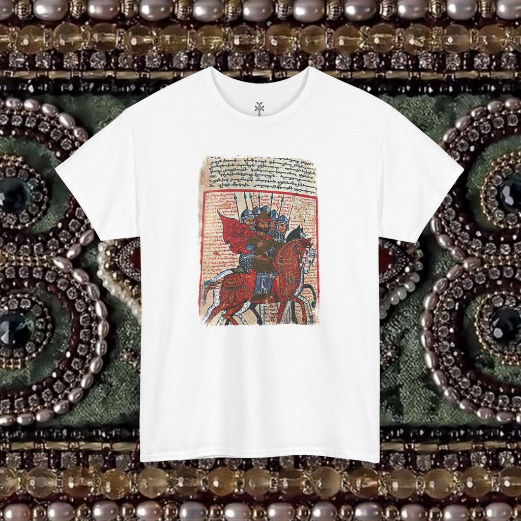 Armenian Warriors Ancient Manuscript Graphic T-Shirt Shirt
