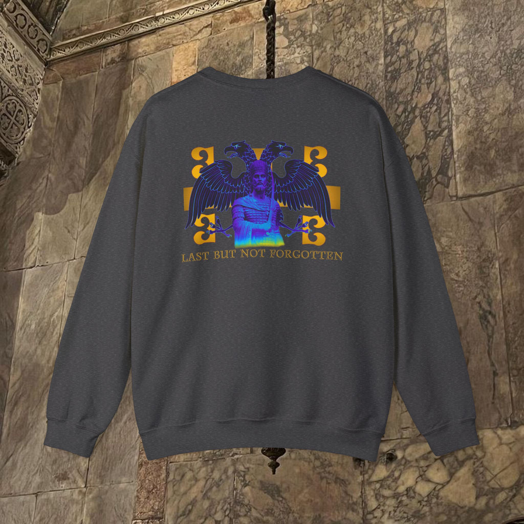 The Last Great Emperor Byzantine Inspired Crewneck Sweatshirt Back Version