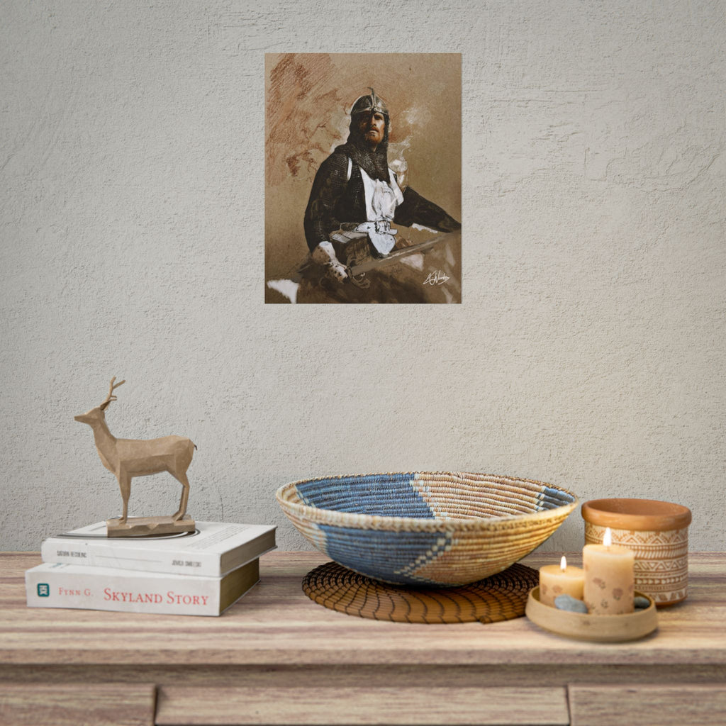 The Knight's Rest Medieval Fantasy Print